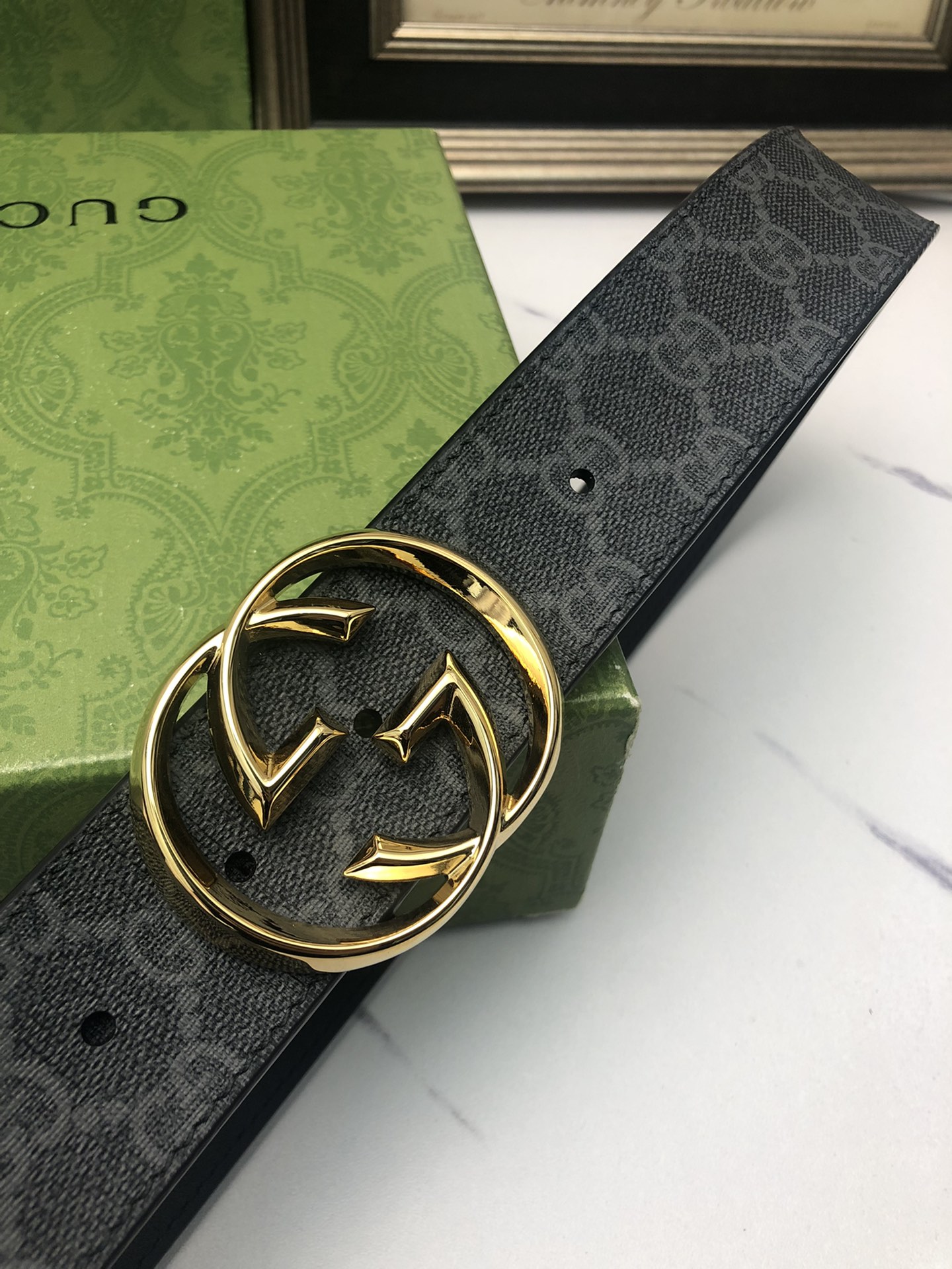 Gucci Basic Belt Cow Leather