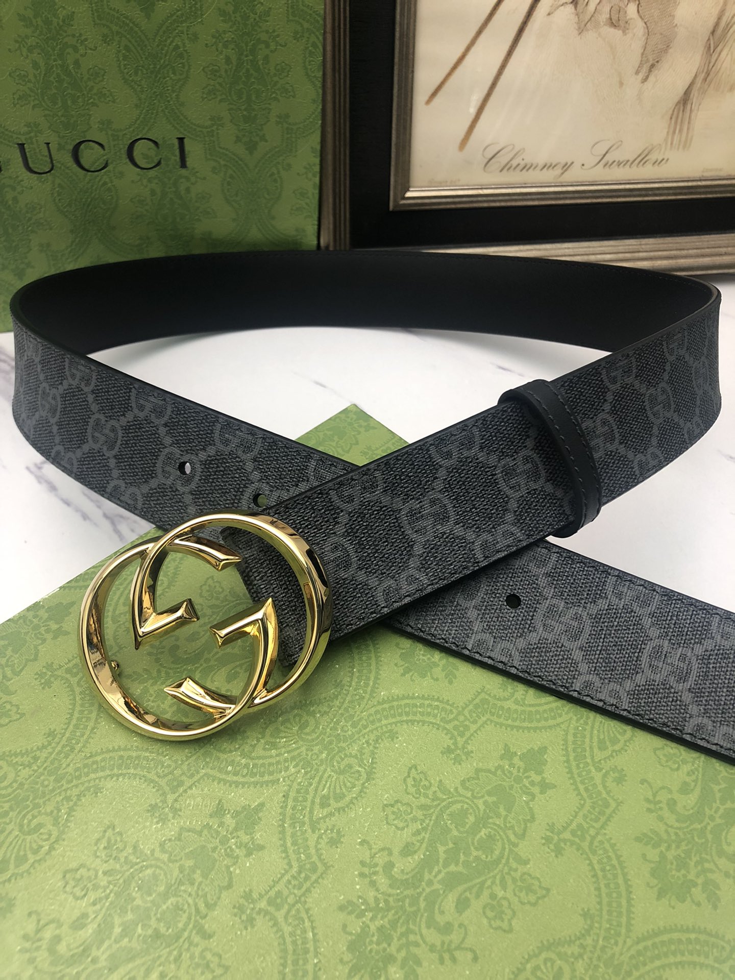 Gucci Basic Belt Cow Leather