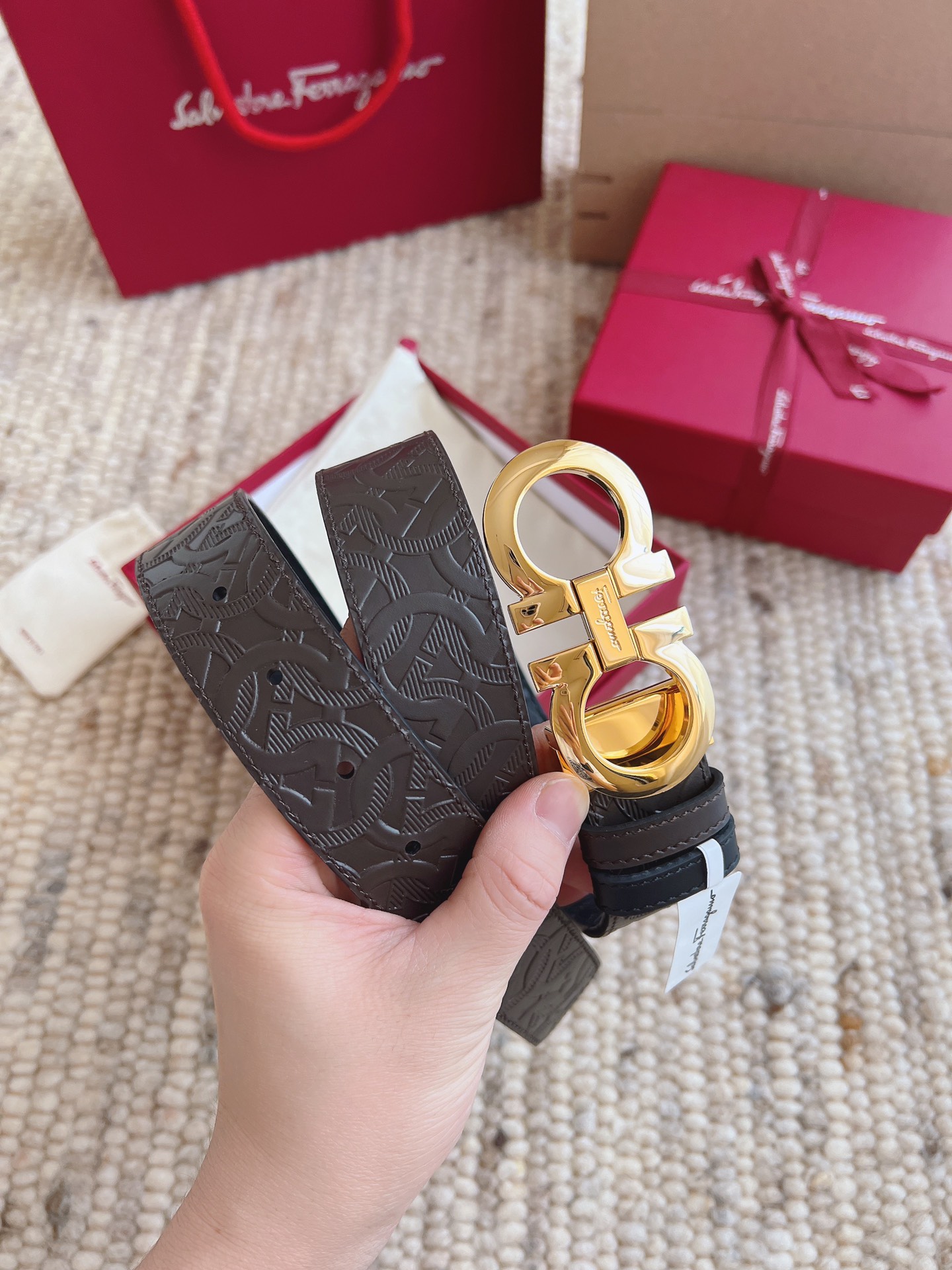 Louis Vuitton Male Basic Belt Top Grain Leather S-m-l