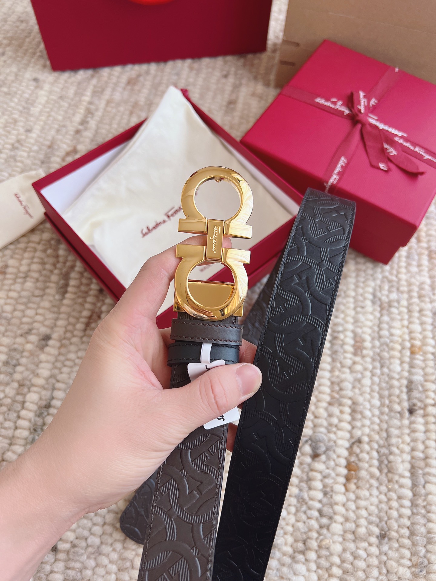 Louis Vuitton Male Basic Belt Top Grain Leather S-m-l