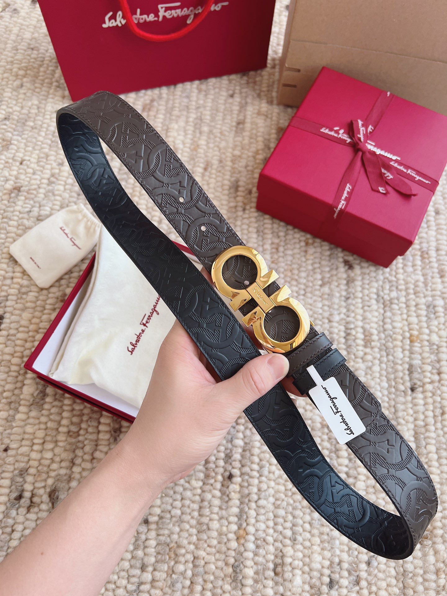 Louis Vuitton Male Basic Belt Top Grain Leather S-m-l