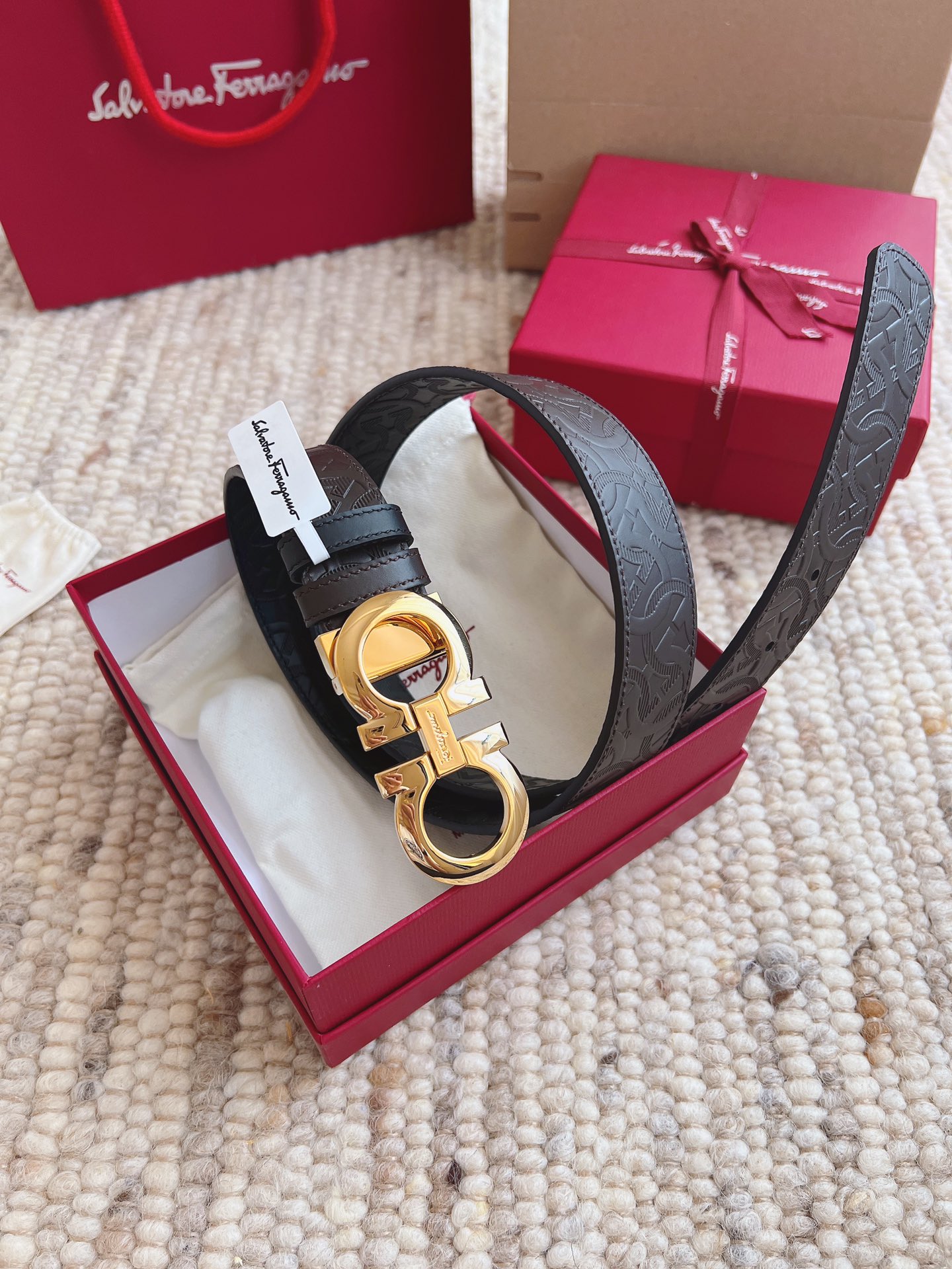 Louis Vuitton Male Basic Belt Top Grain Leather S-m-l