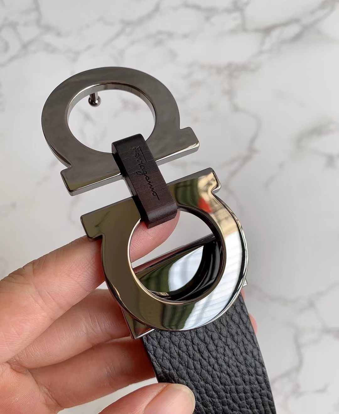 Salvatore Ferragamo Male Leather Belt M