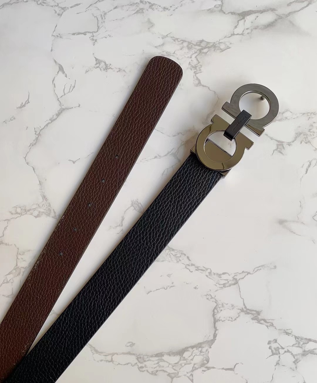 Salvatore Ferragamo Male Leather Belt M