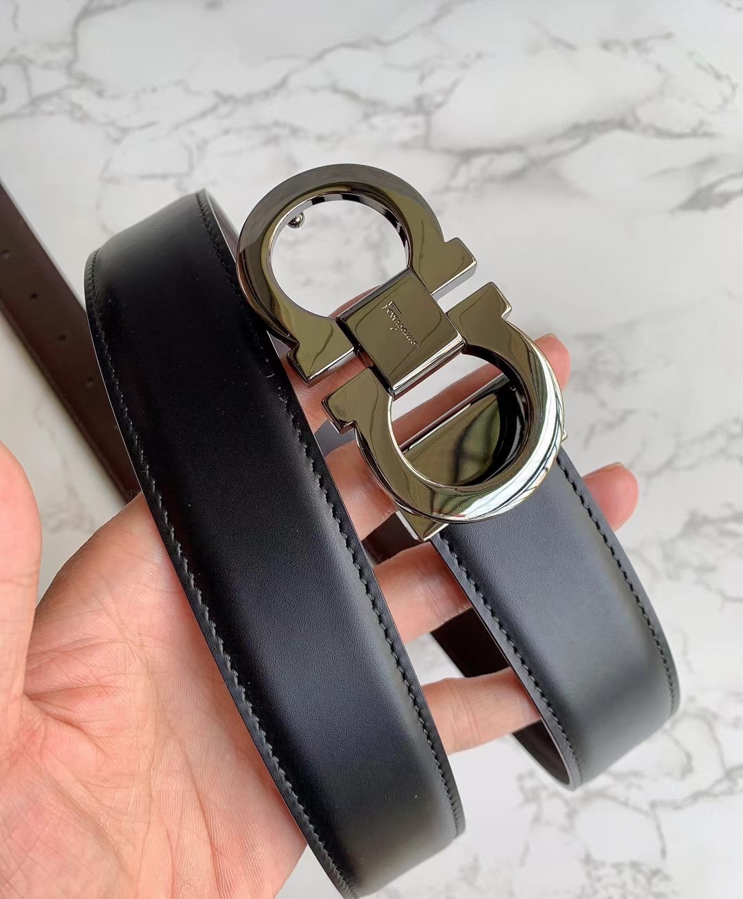Salvatore Ferragamo Male Leather Belt M