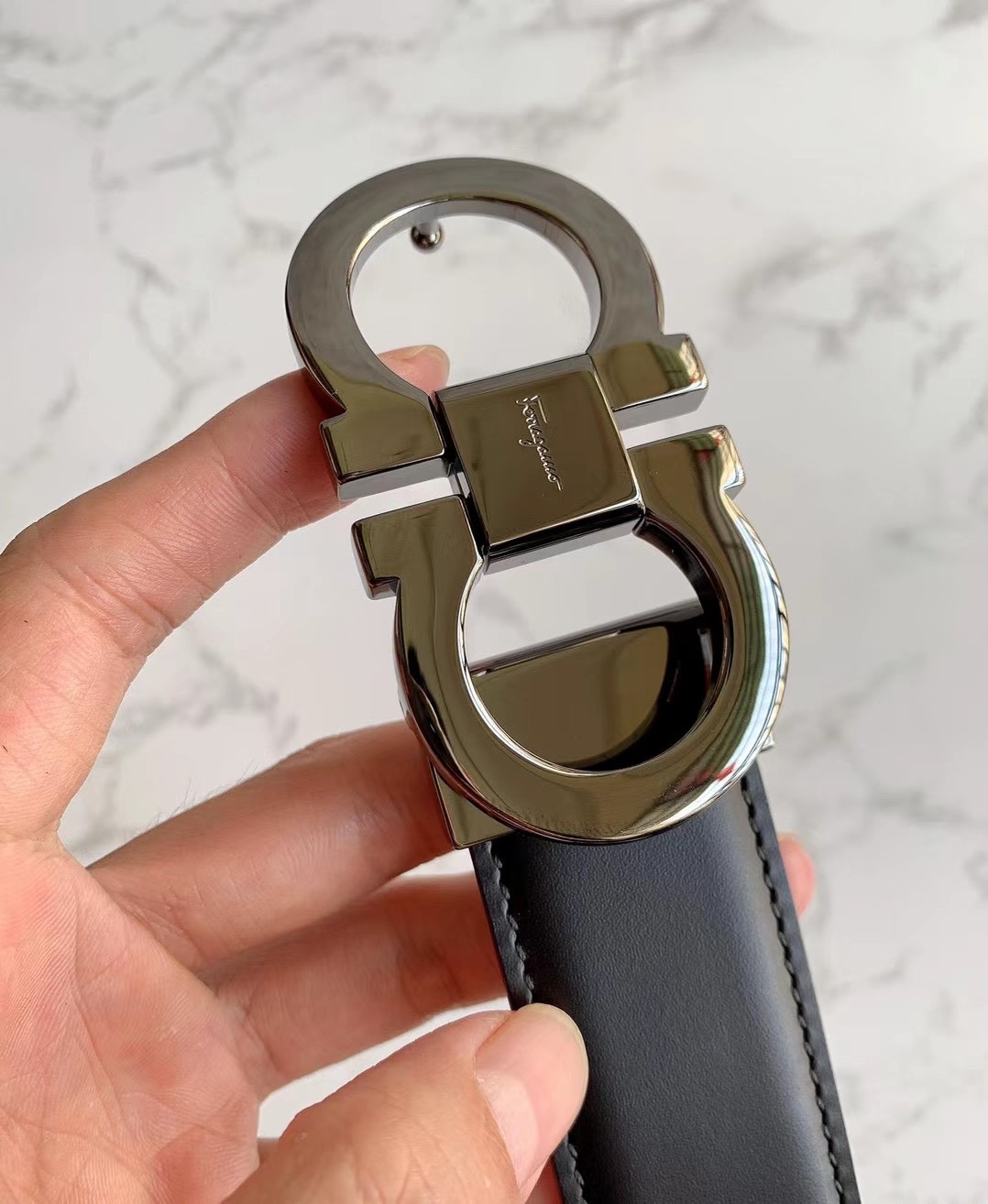 Salvatore Ferragamo Male Leather Belt M