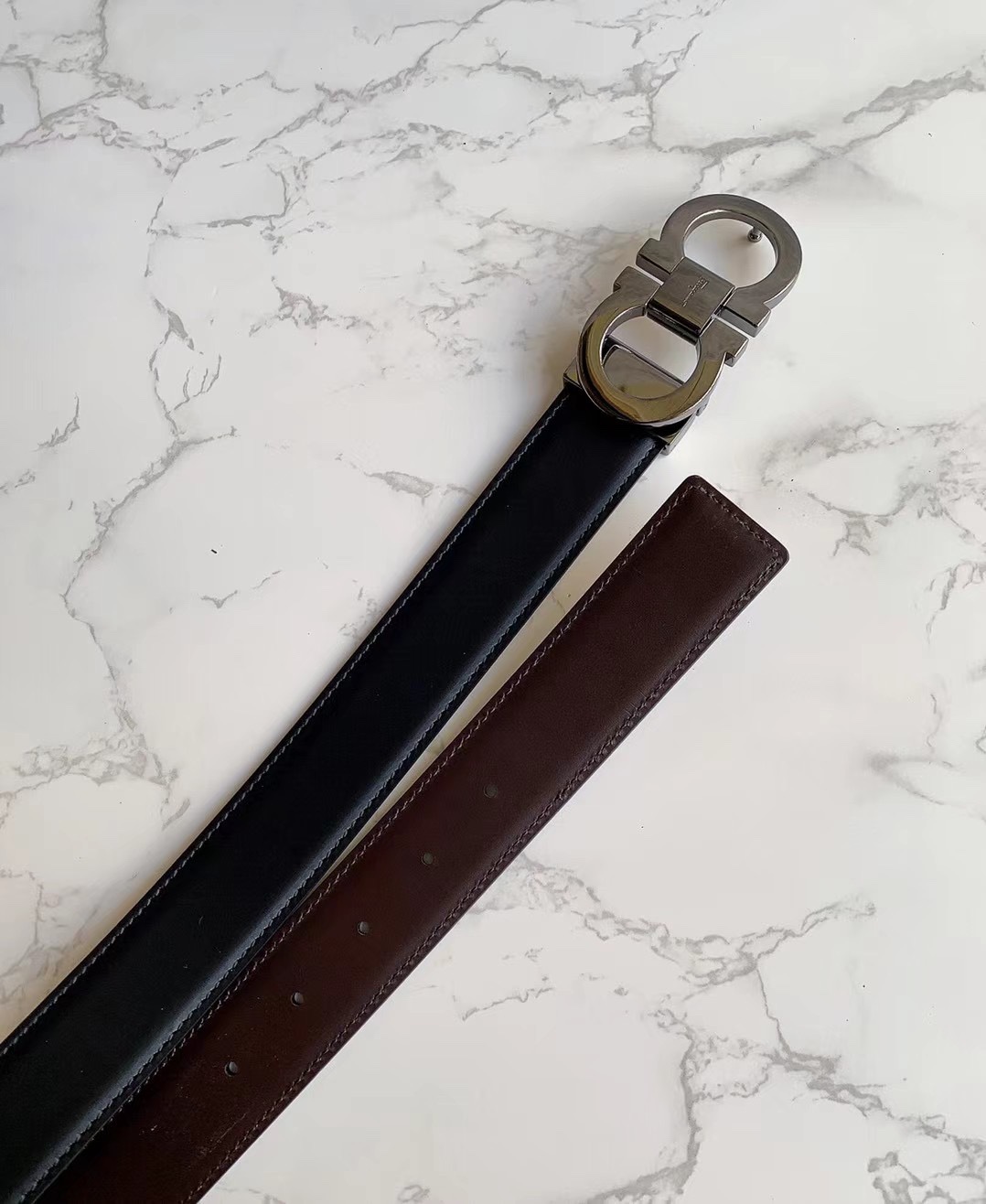 Salvatore Ferragamo Male Leather Belt M