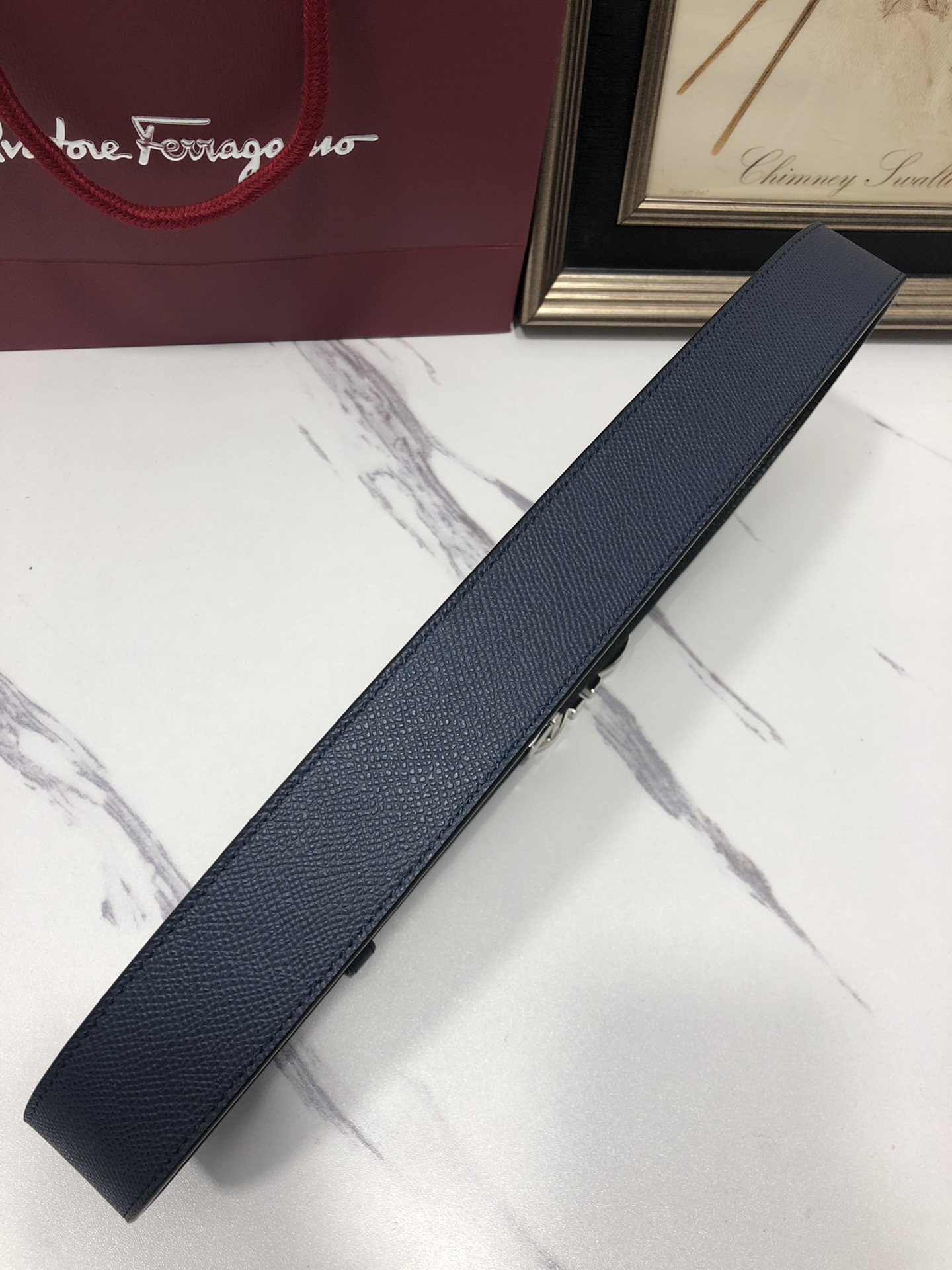 Salvatore Ferragamo Male Leather Belt M