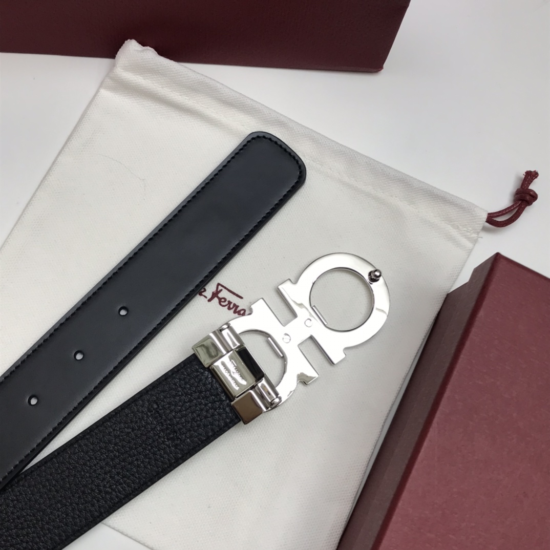 Salvatore Ferragamo Male Leather Belt M