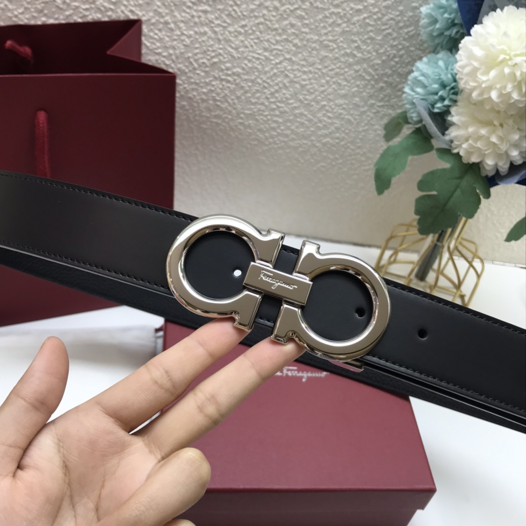 Salvatore Ferragamo Male Leather Belt M