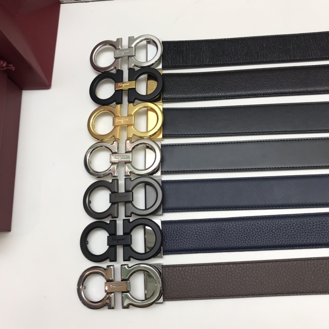 Salvatore Ferragamo Male Leather Belt M