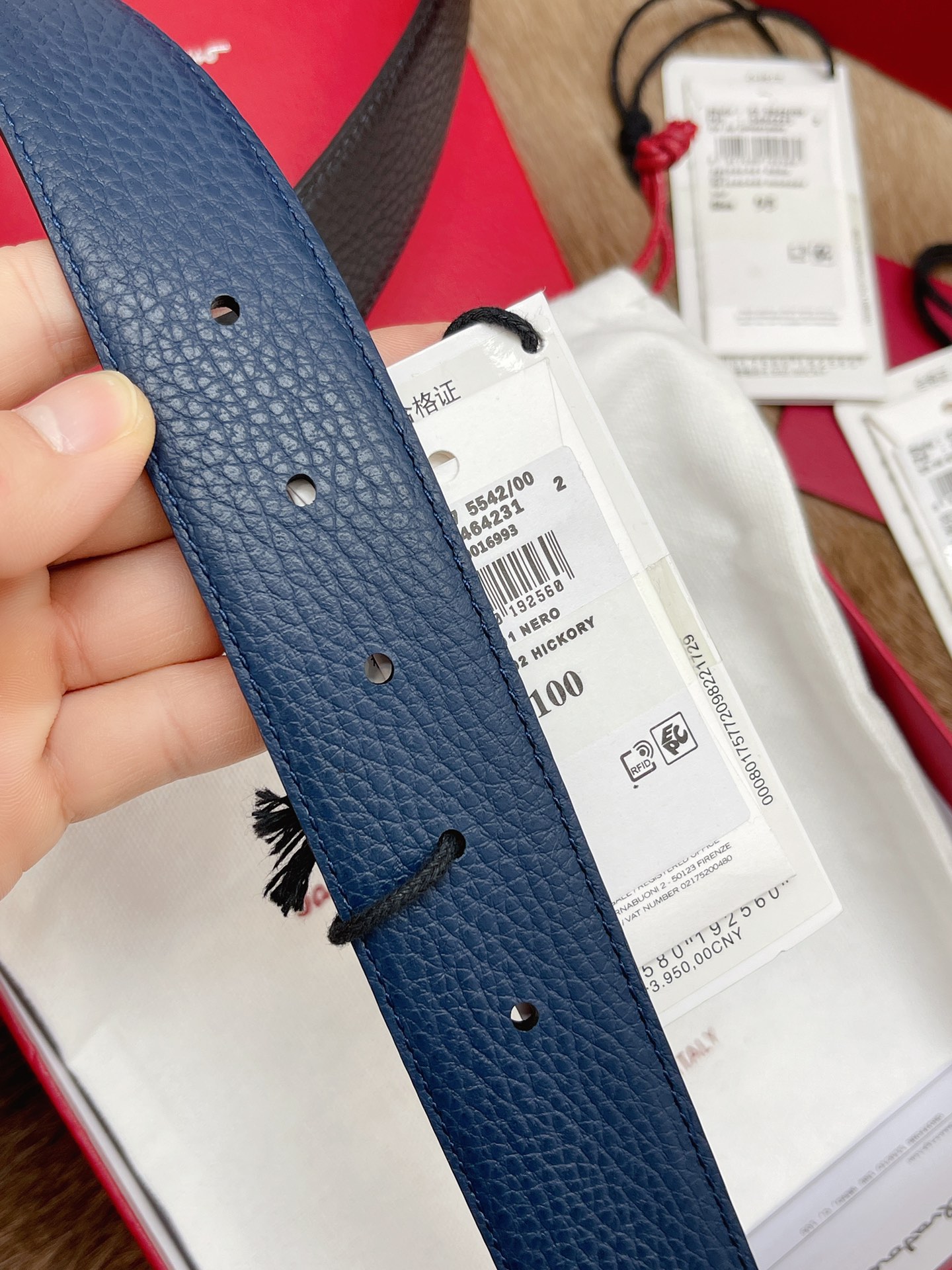 Salvatore Ferragamo Male Leather Belt M