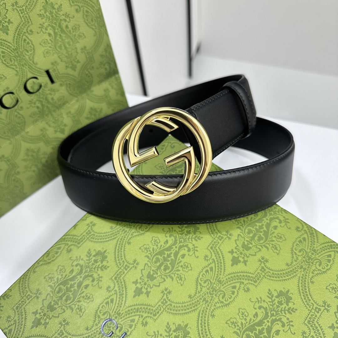 Gucci Basic Belt Cow Leather M