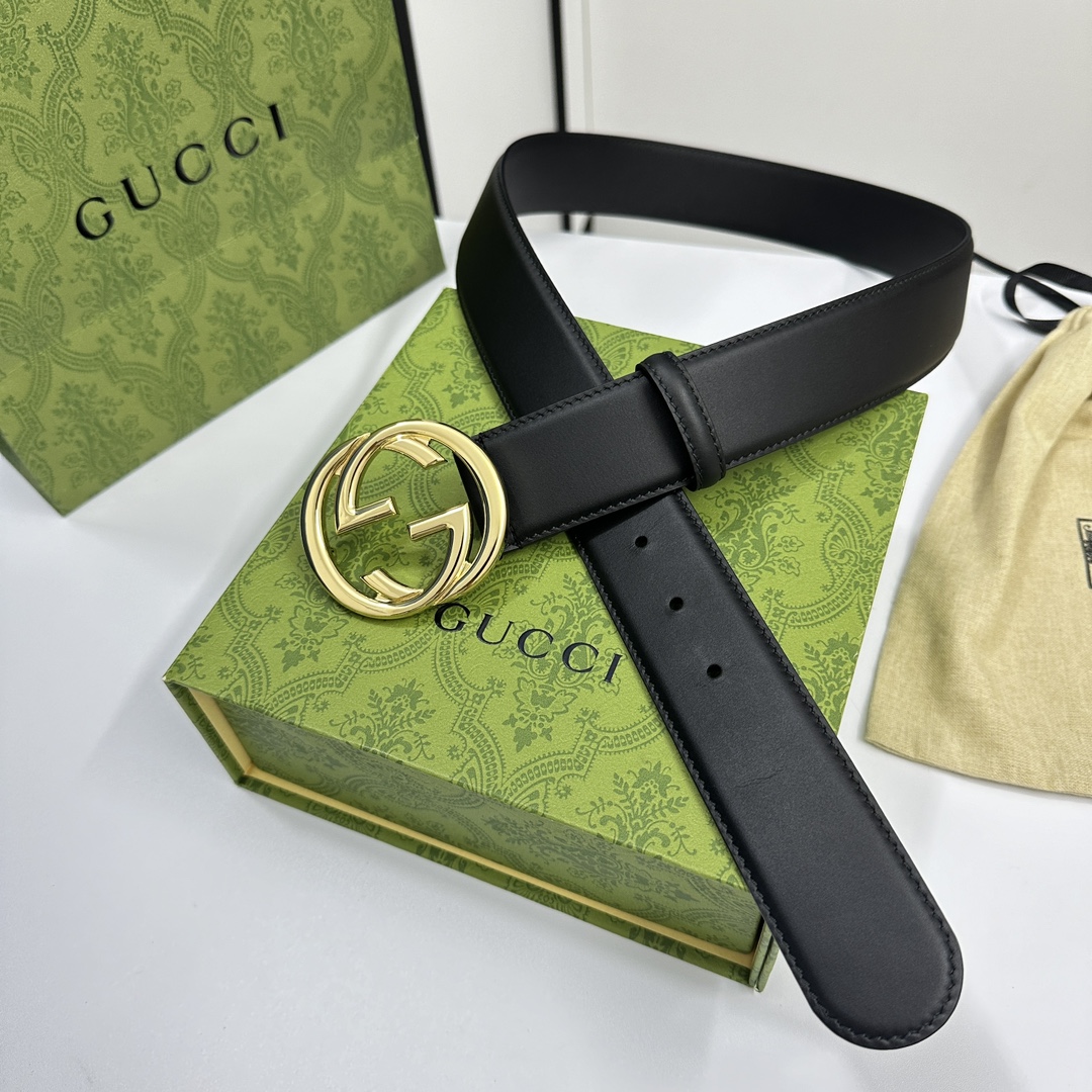 Gucci Basic Belt Cow Leather M