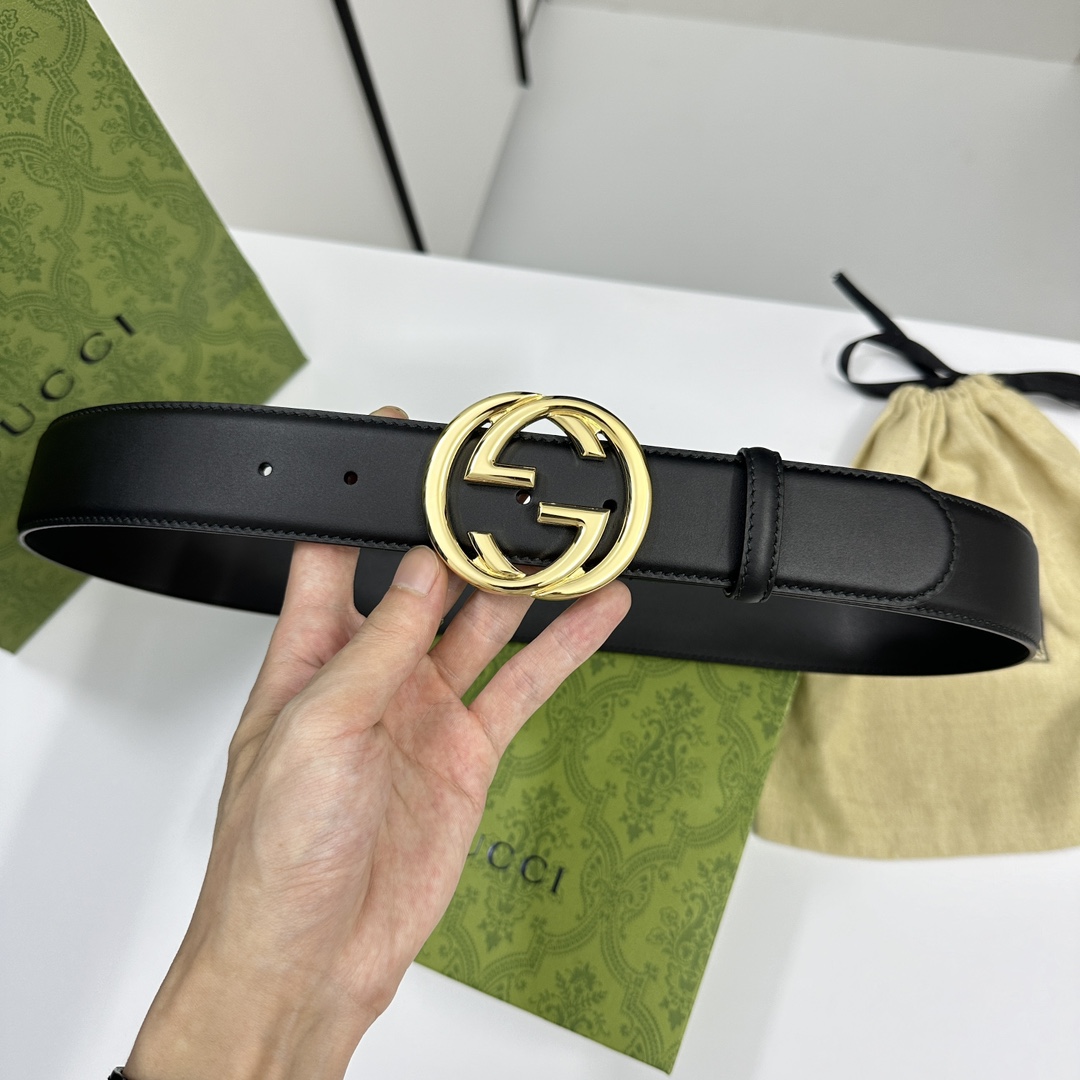 Gucci Basic Belt Cow Leather M