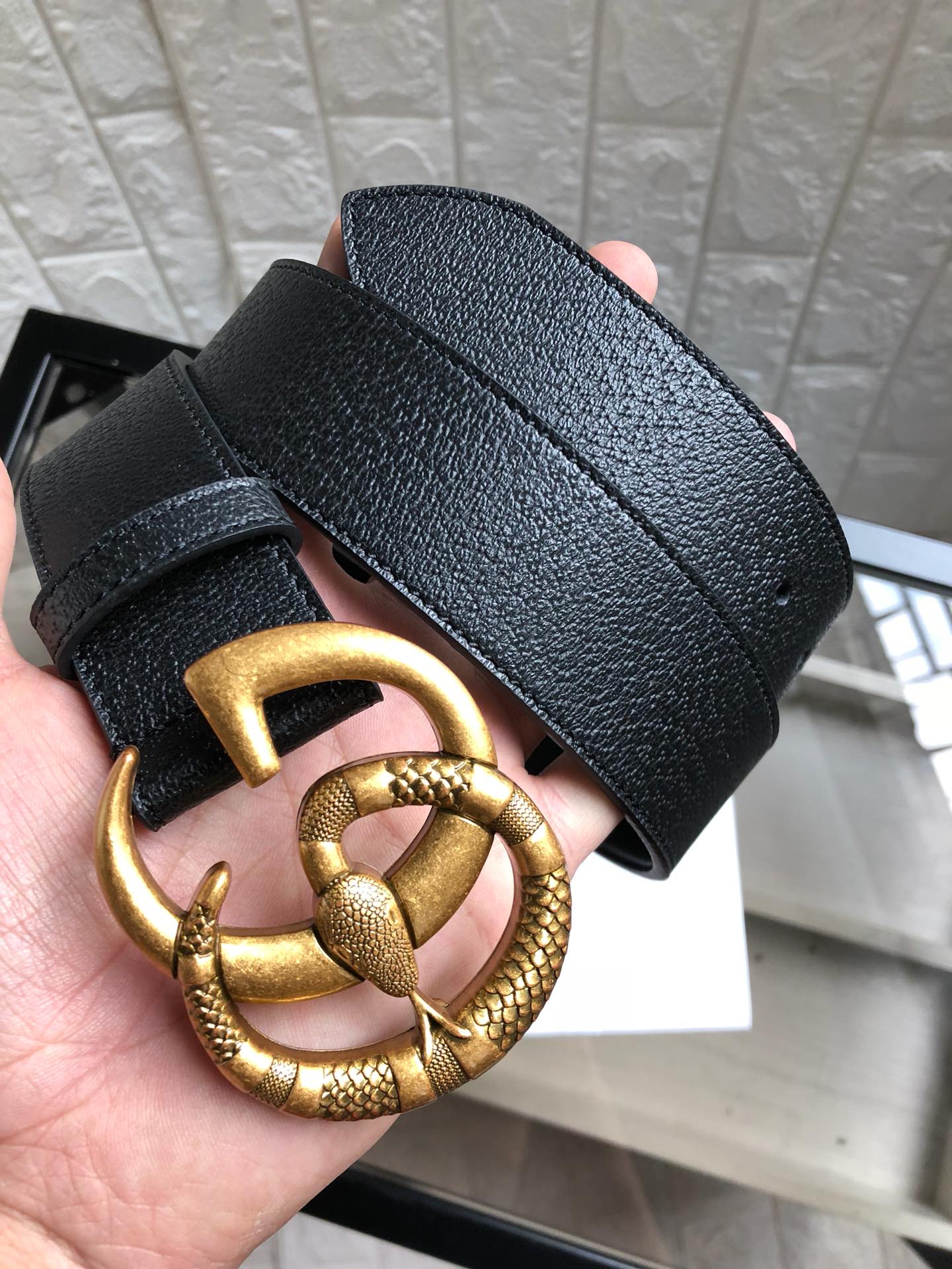 Gucci Basic Belt Cow Leather 40mm