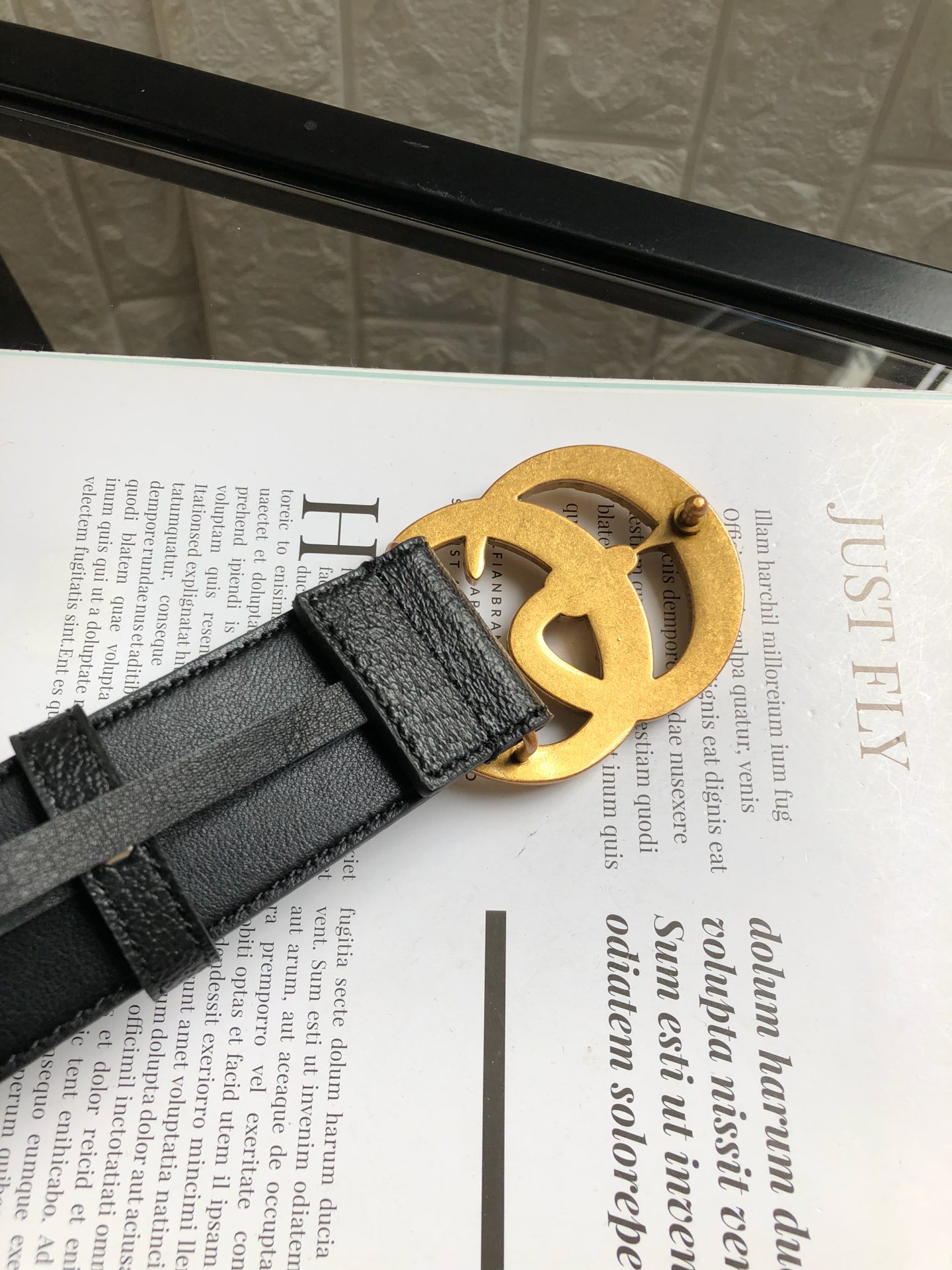 Gucci Basic Belt Cow Leather 40mm