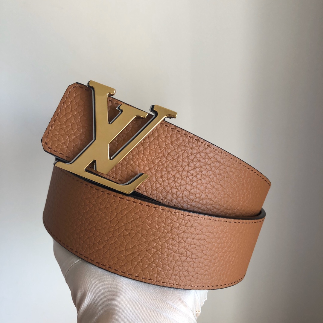 Louis Vuitton Male Leather Belt M-l
