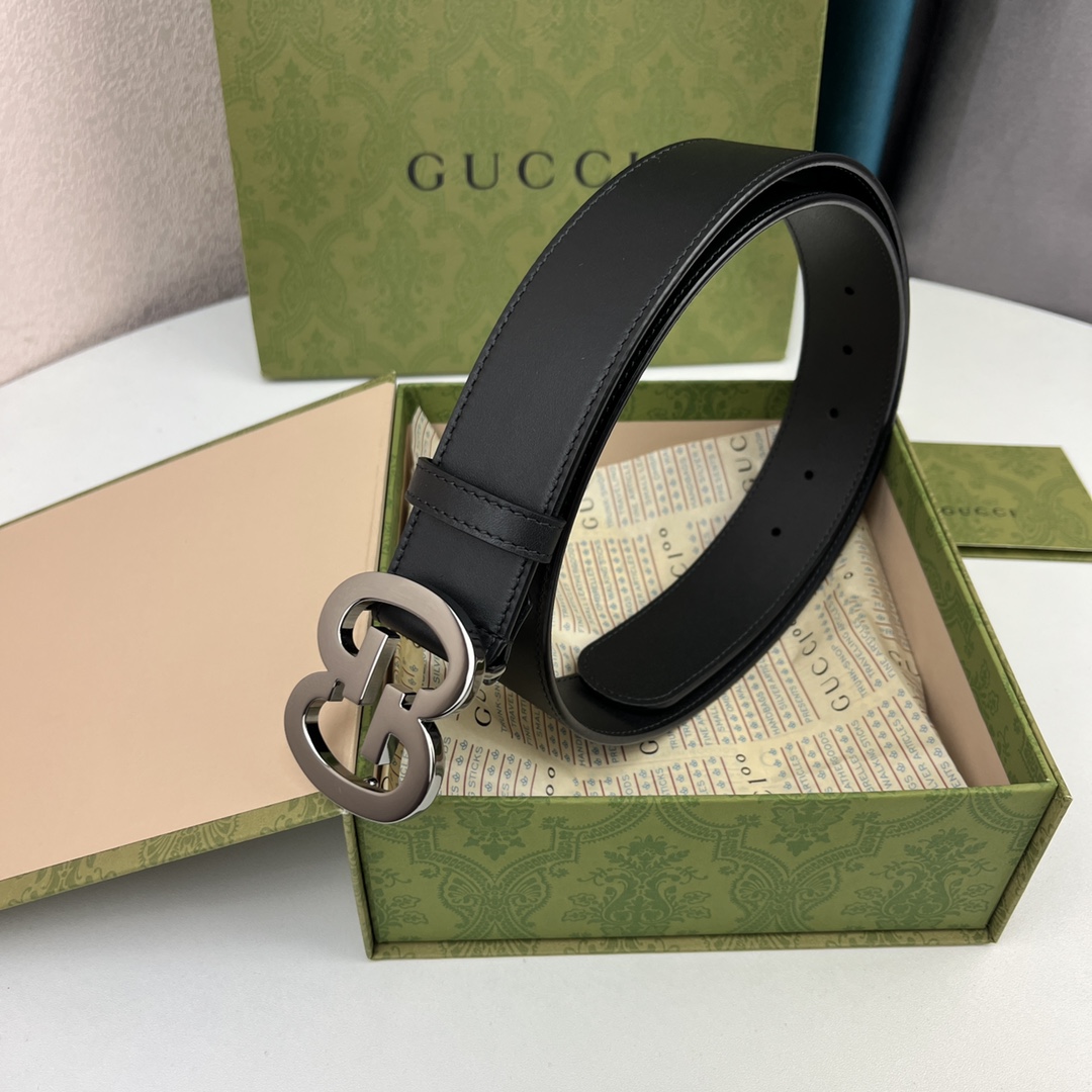 Gucci Basic Belt Cow Leather 13514