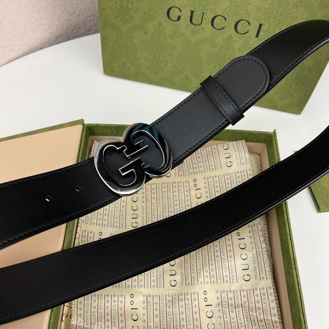 Gucci Basic Belt Cow Leather 13514