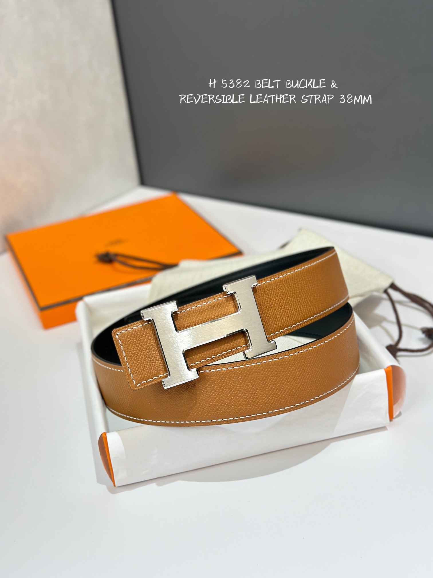 Hermès Male Basic Belt Cow Leather 38mm