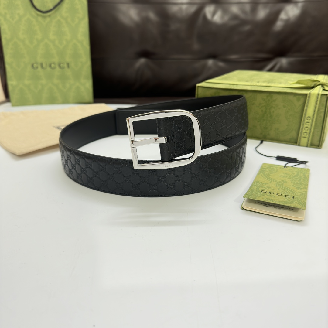 Basic Belt Cow Leather Wide Width M