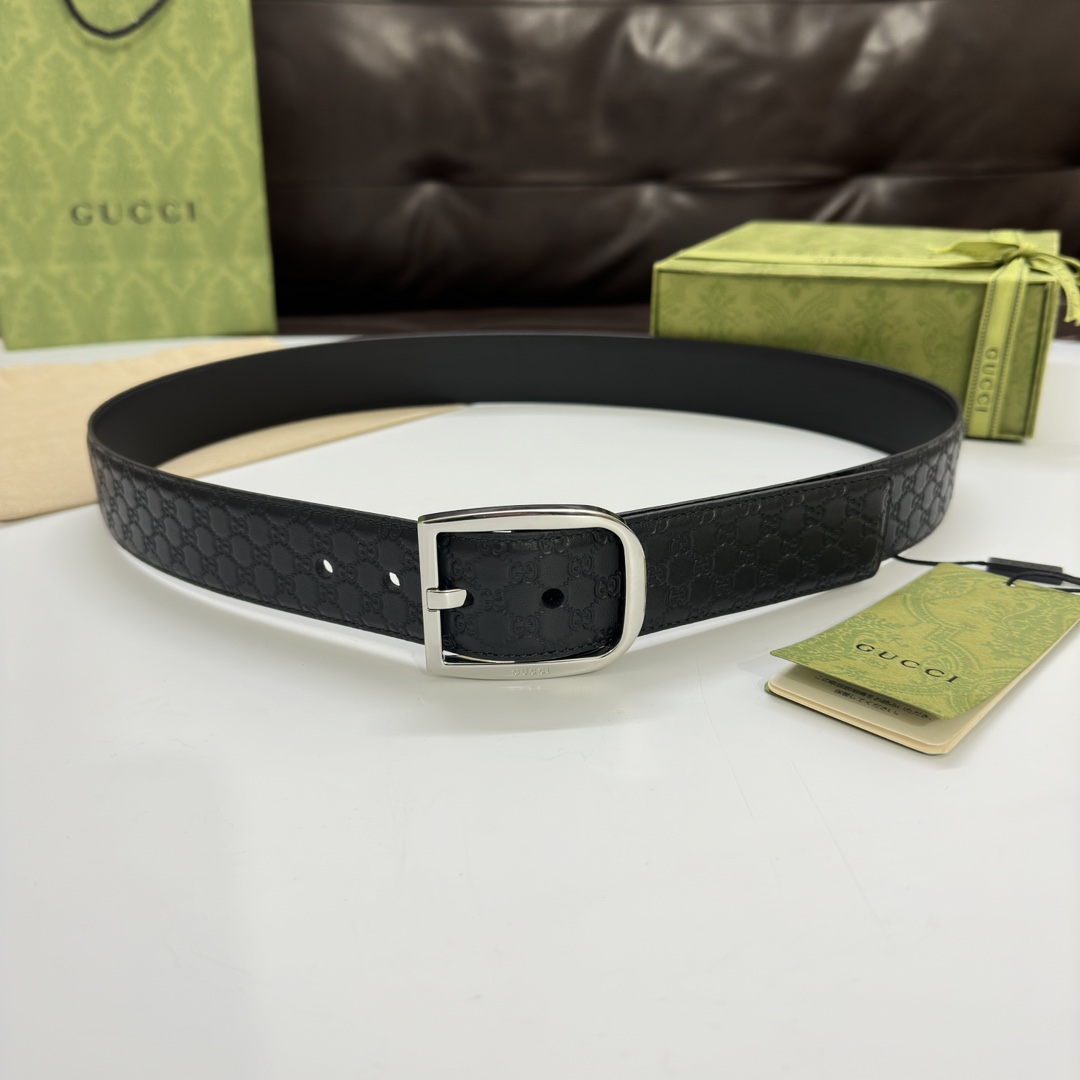 Basic Belt Cow Leather Wide Width M