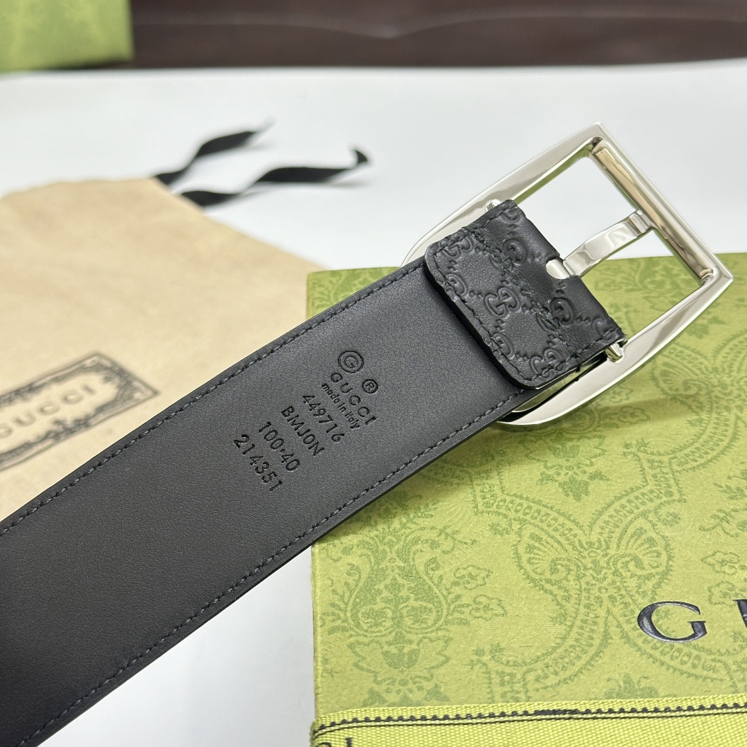 Basic Belt Cow Leather Wide Width M