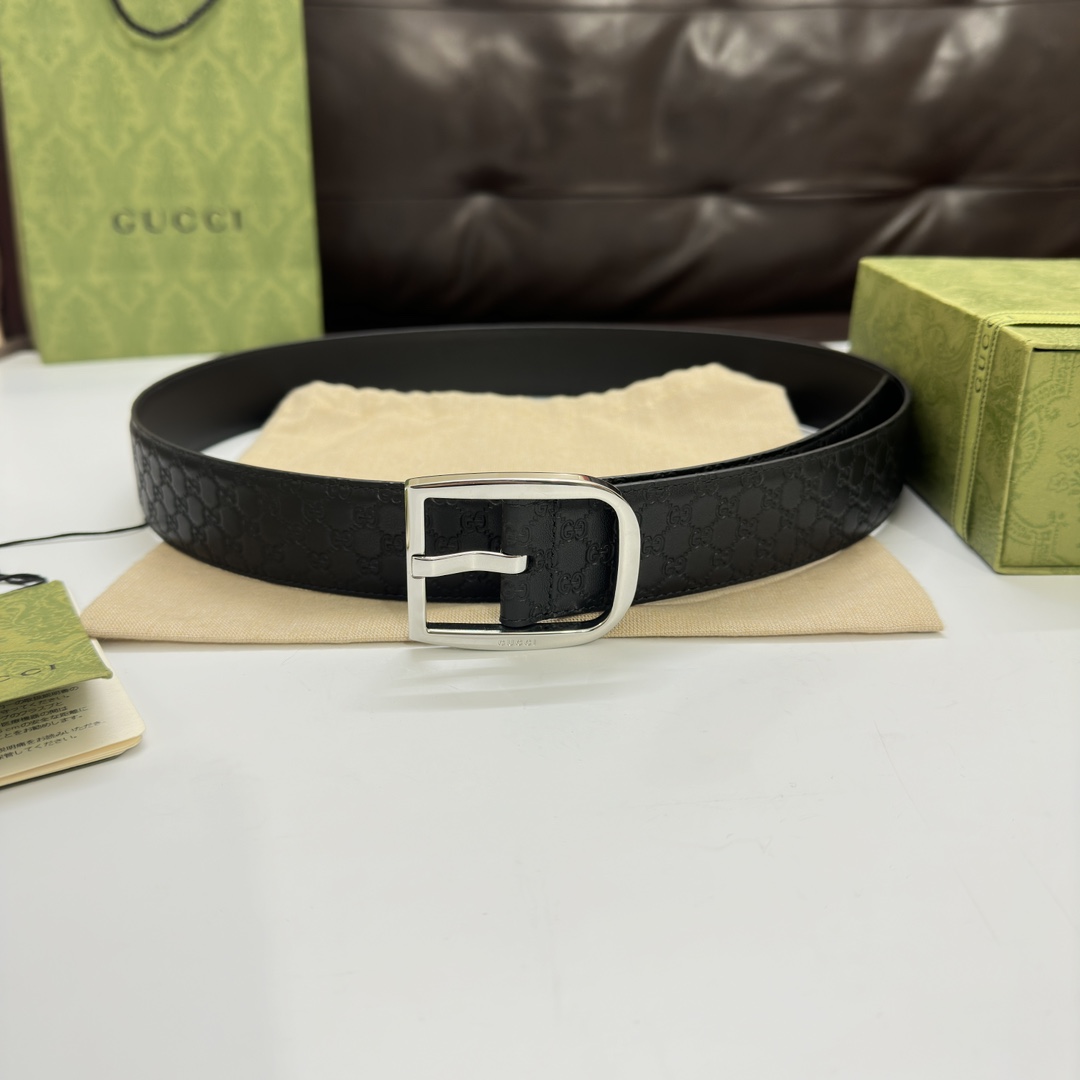 Basic Belt Cow Leather Wide Width M