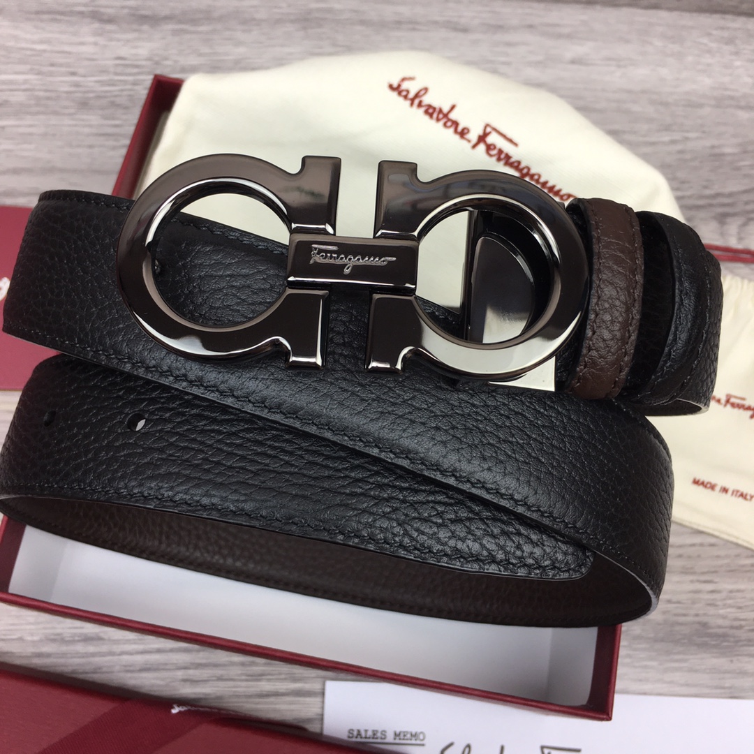 Salvatore Ferragamo Basic Belt Cow Leather M