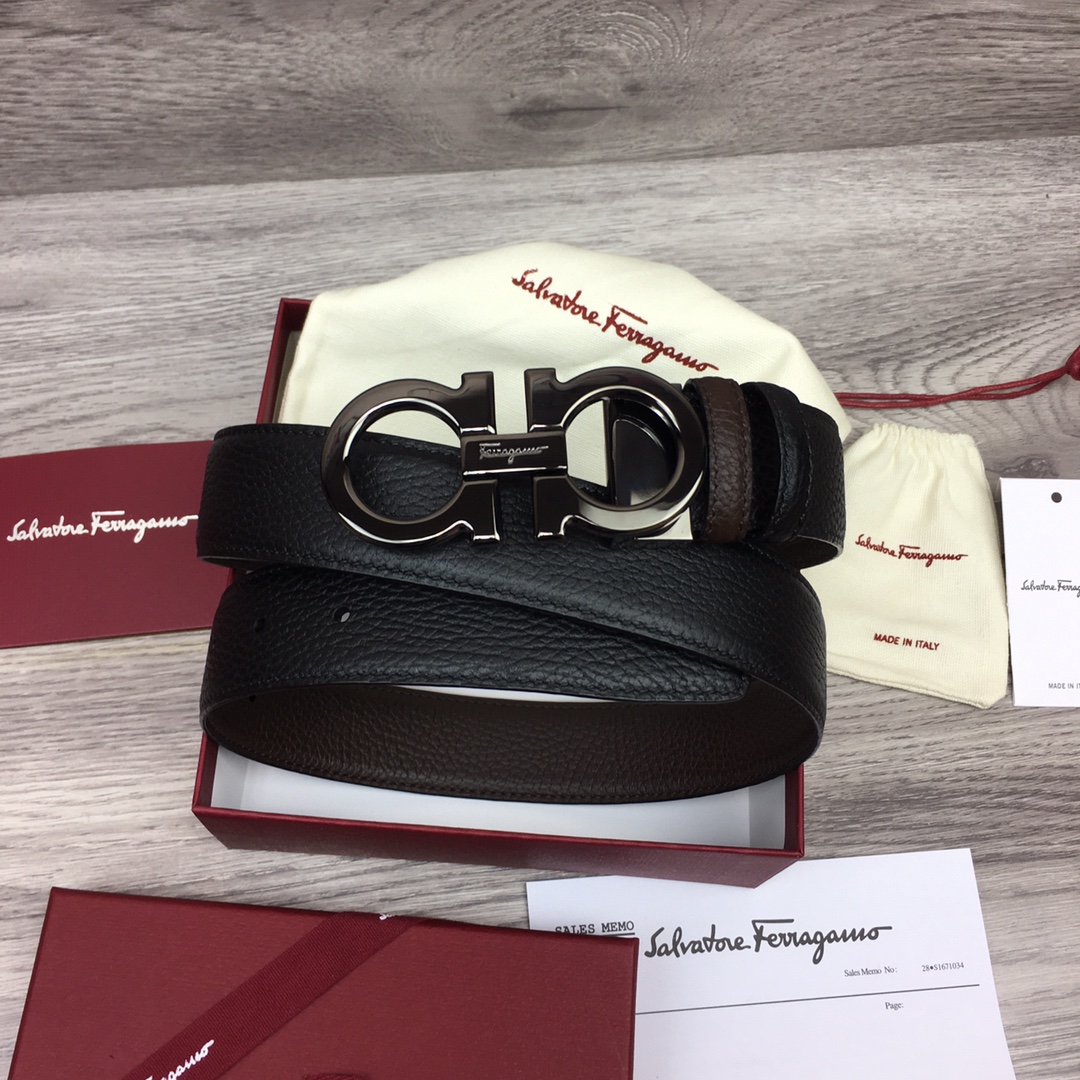 Salvatore Ferragamo Basic Belt Cow Leather M