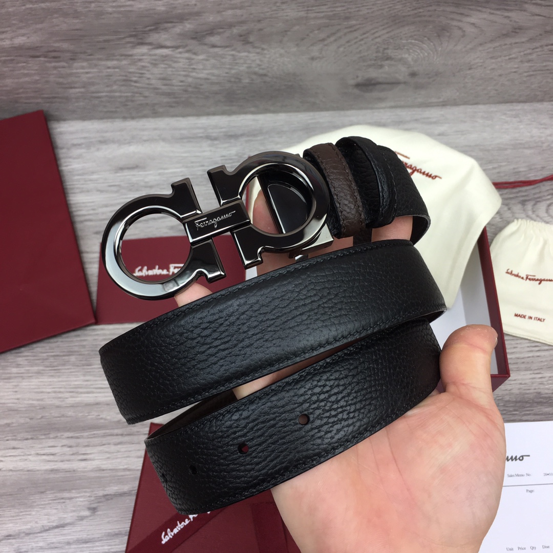 Salvatore Ferragamo Basic Belt Cow Leather M