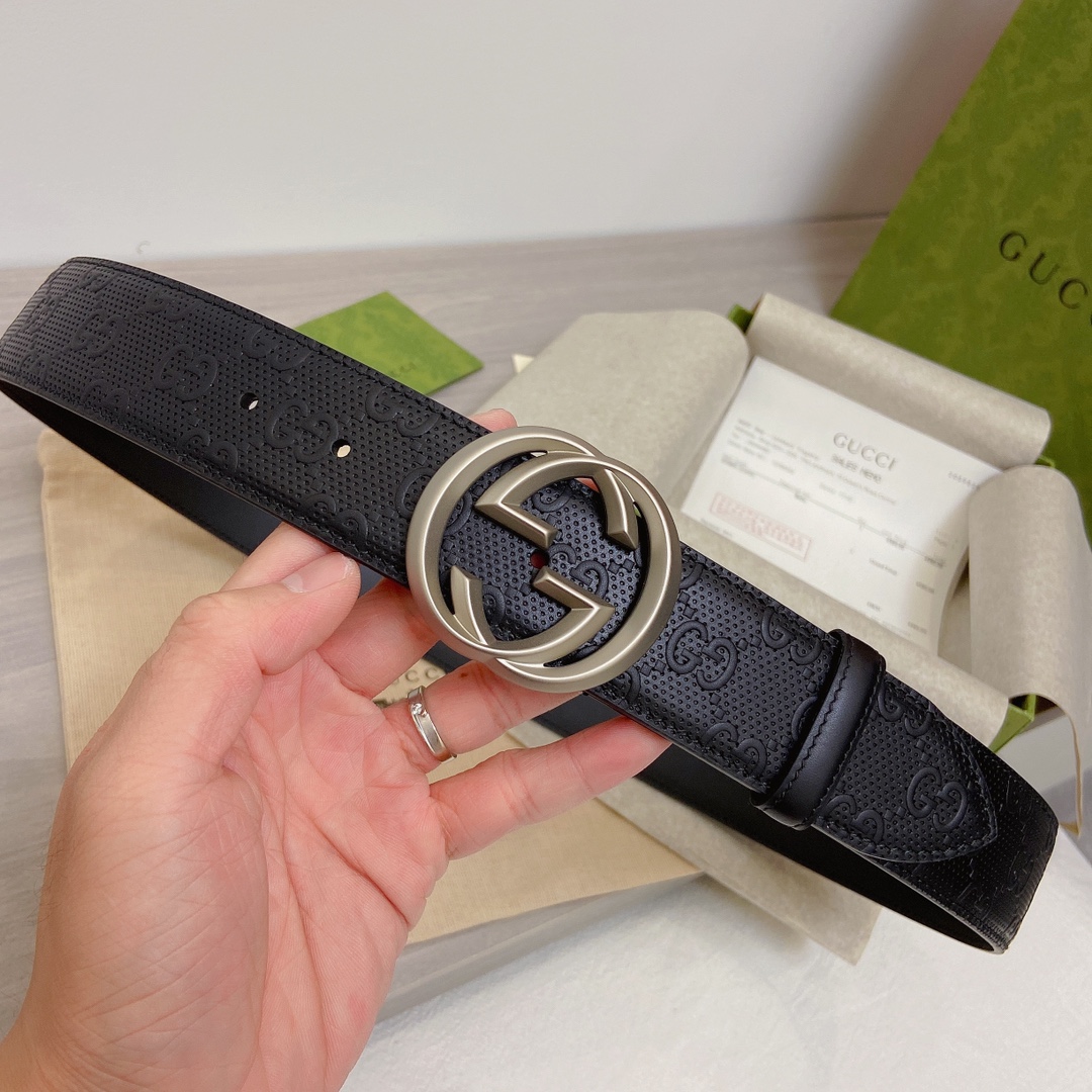 Gucci Basic Belt Top Grain Leather M