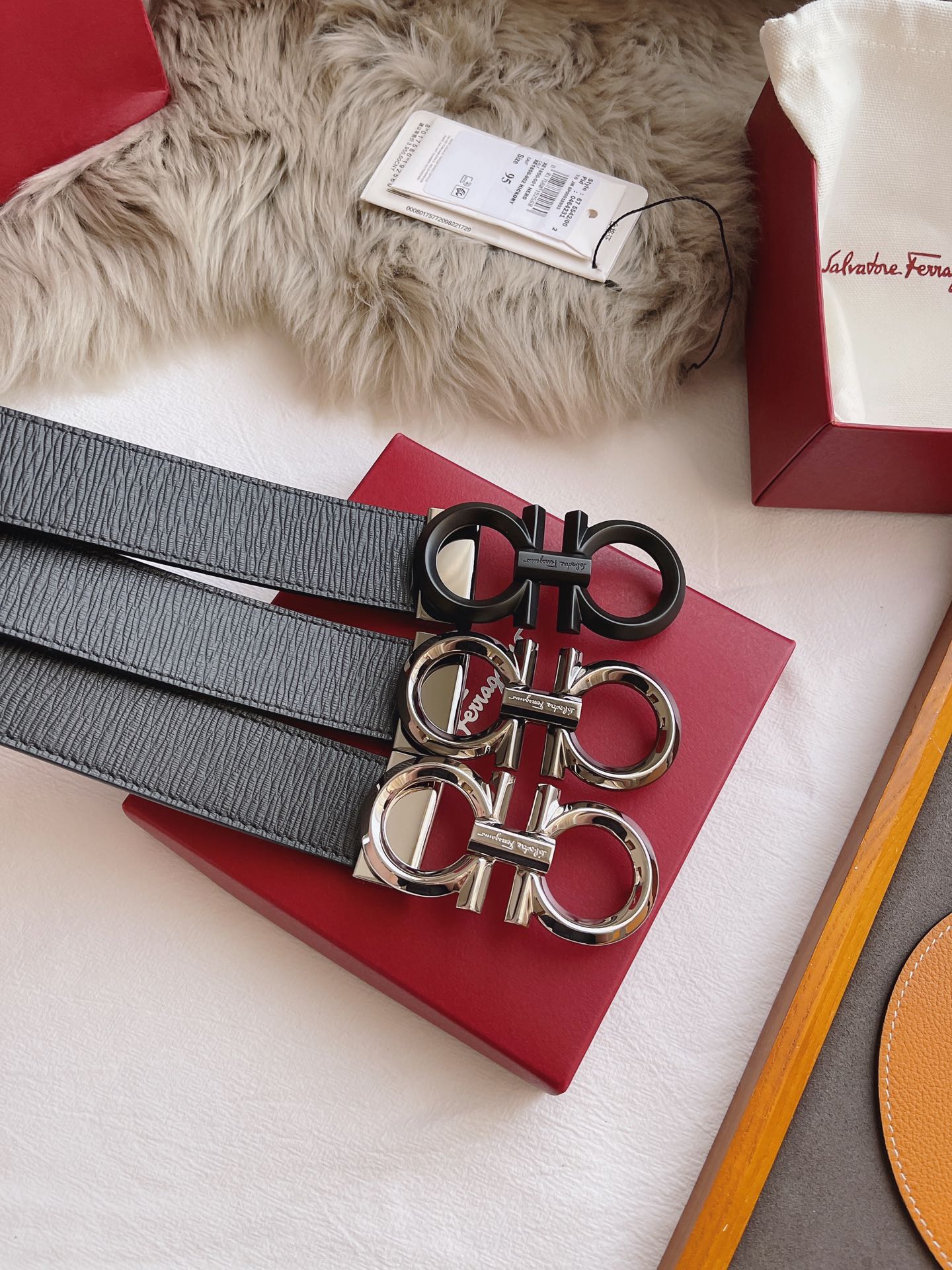 Salvatore Ferragamo Male Leather Belt M