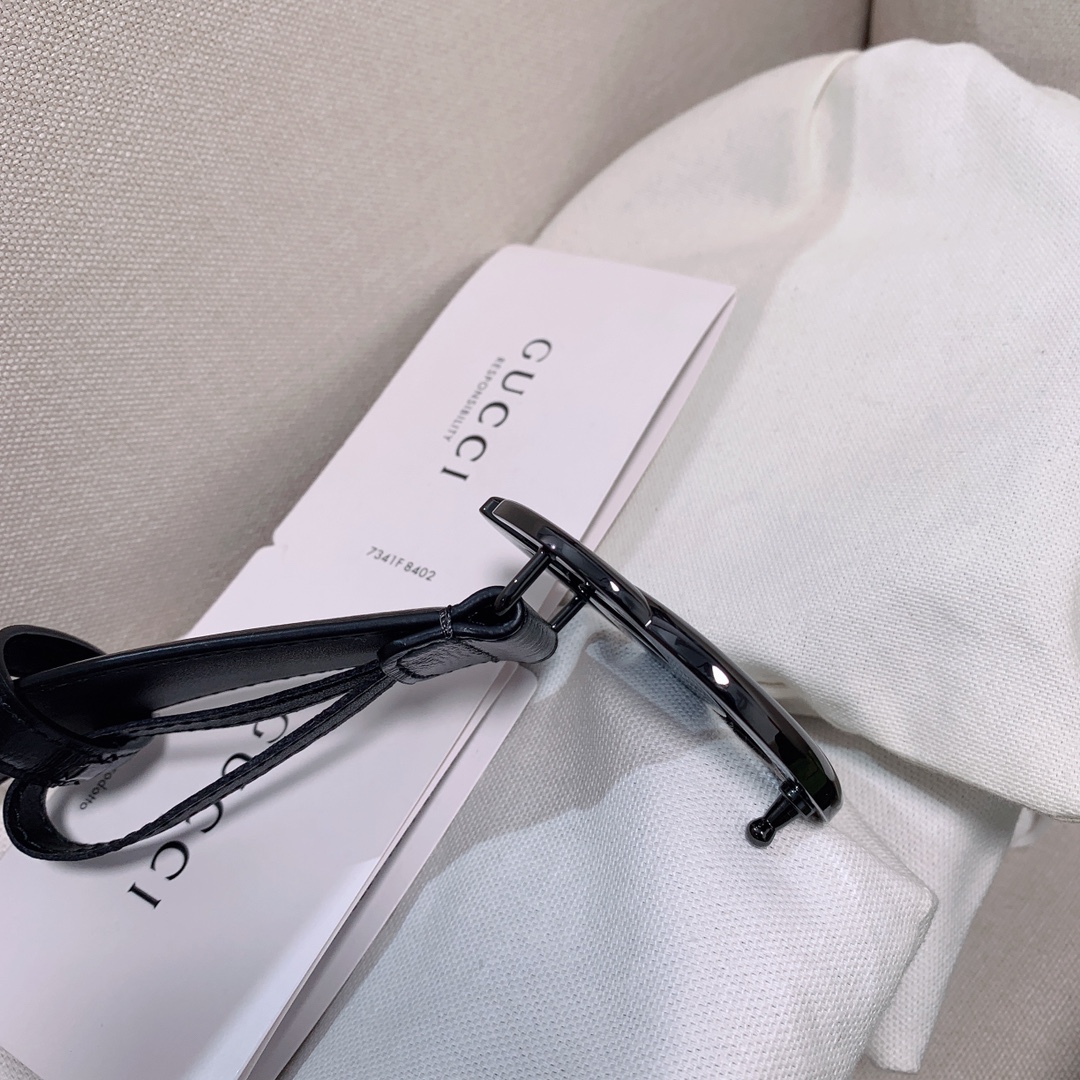 Gucci Couple Basic Belt Cow Leather