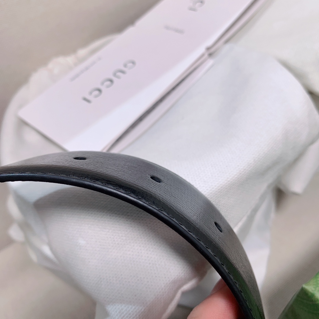 Gucci Couple Basic Belt Cow Leather