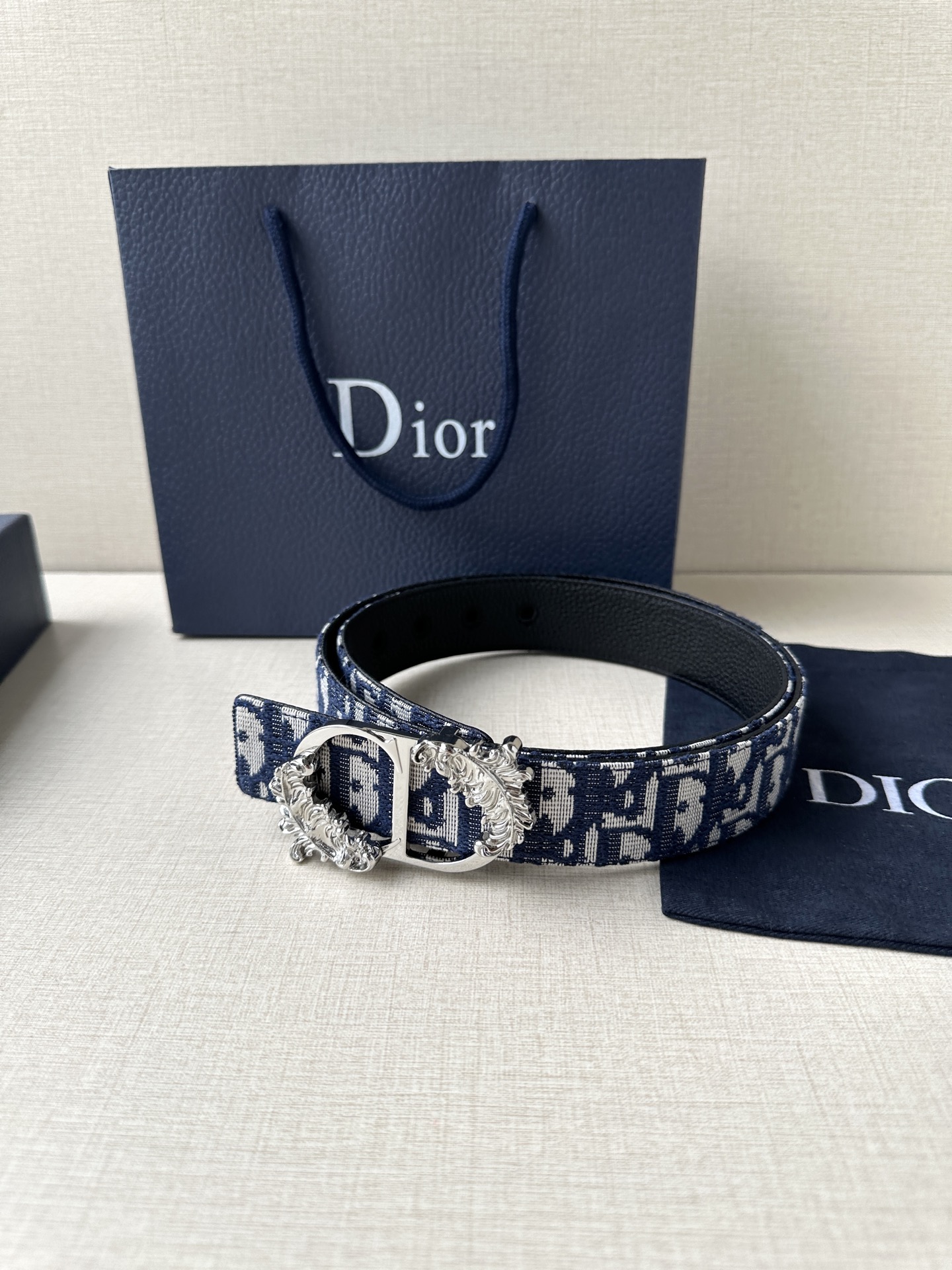 Basic Belt Cow Leather Black M-l