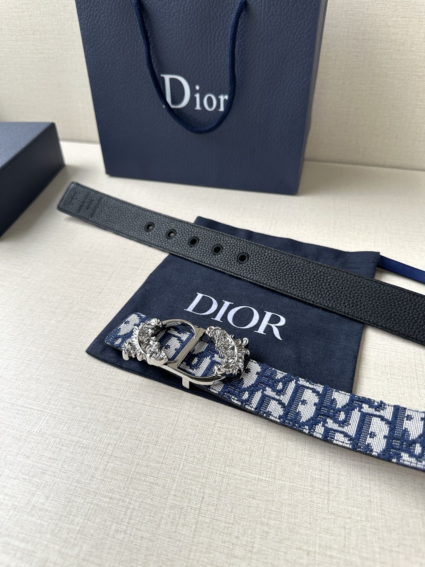 Basic Belt Cow Leather Black M-l