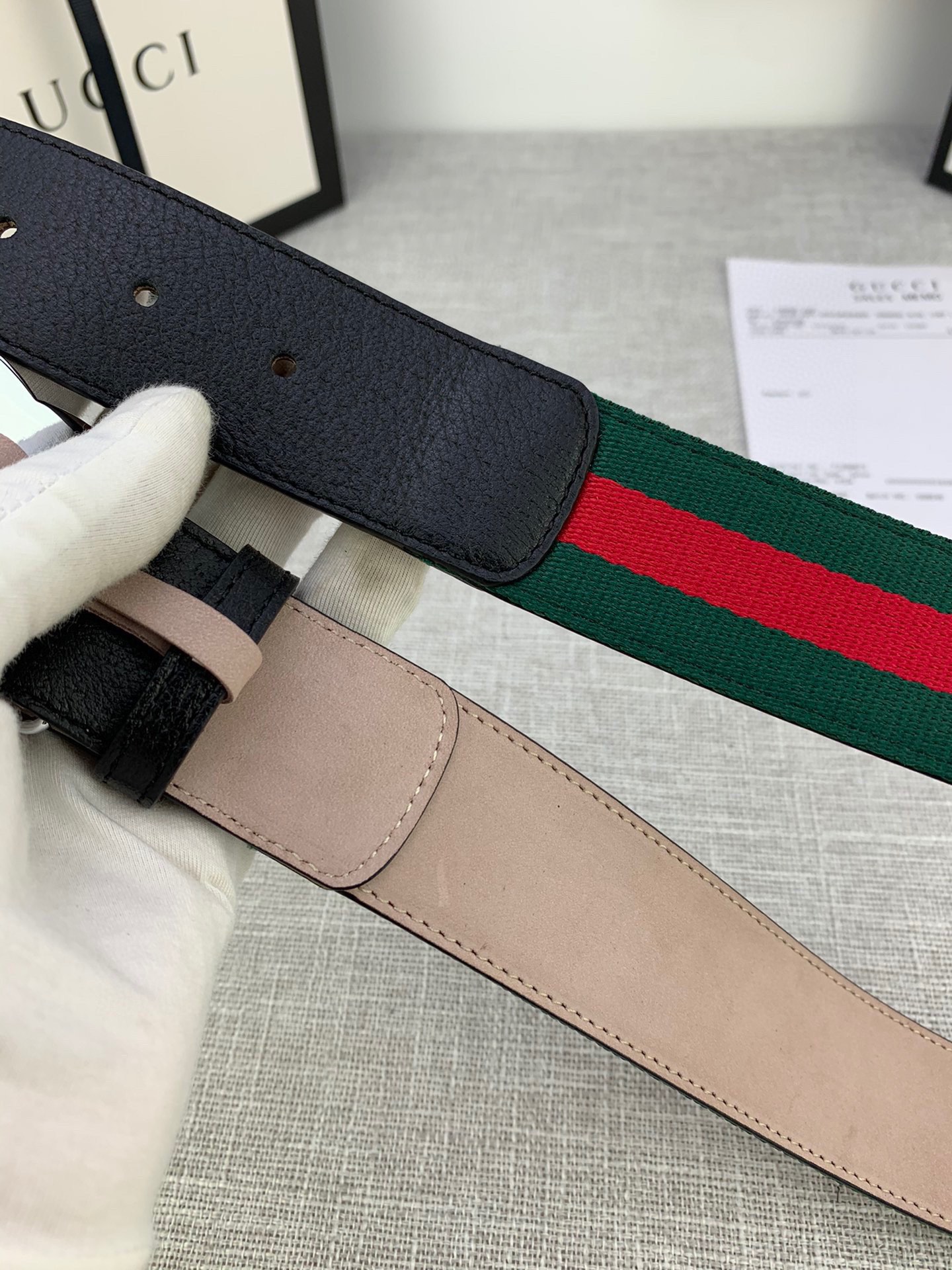 Gucci Canvas Belt Canvas M