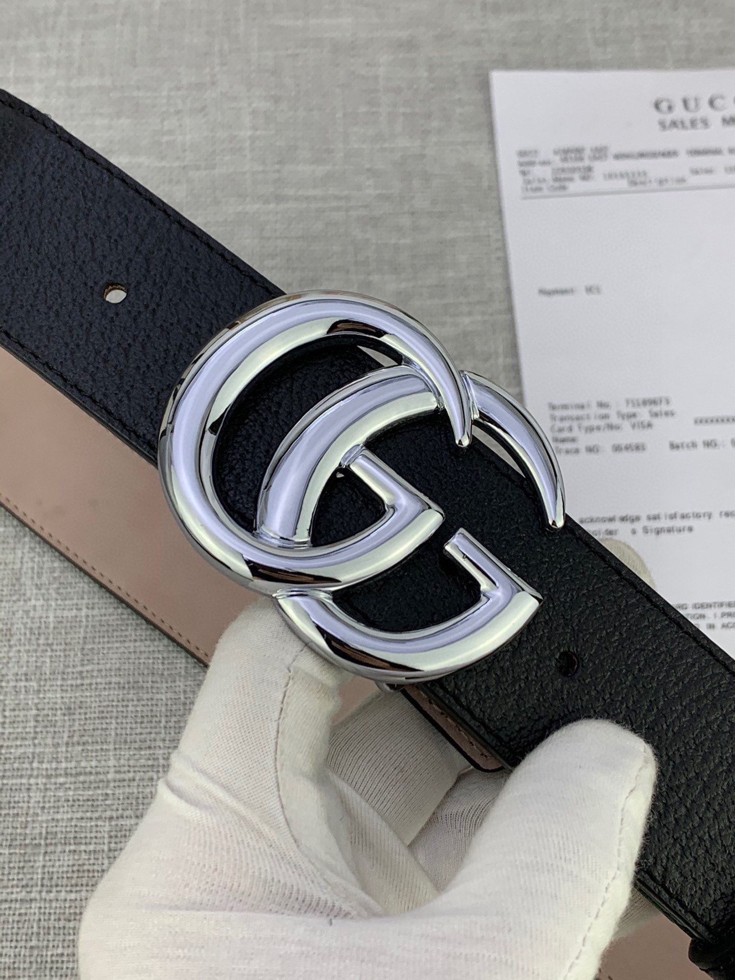 Gucci Canvas Belt Canvas M
