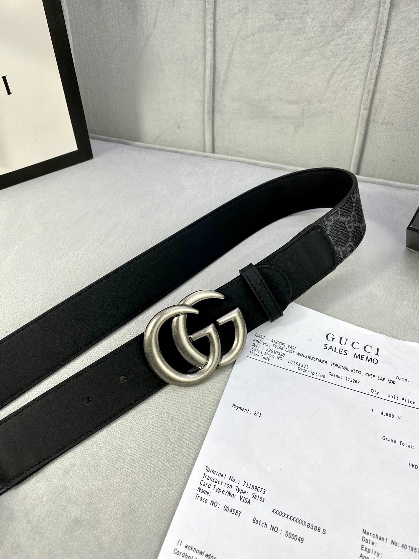 Gucci Basic Belt Black M