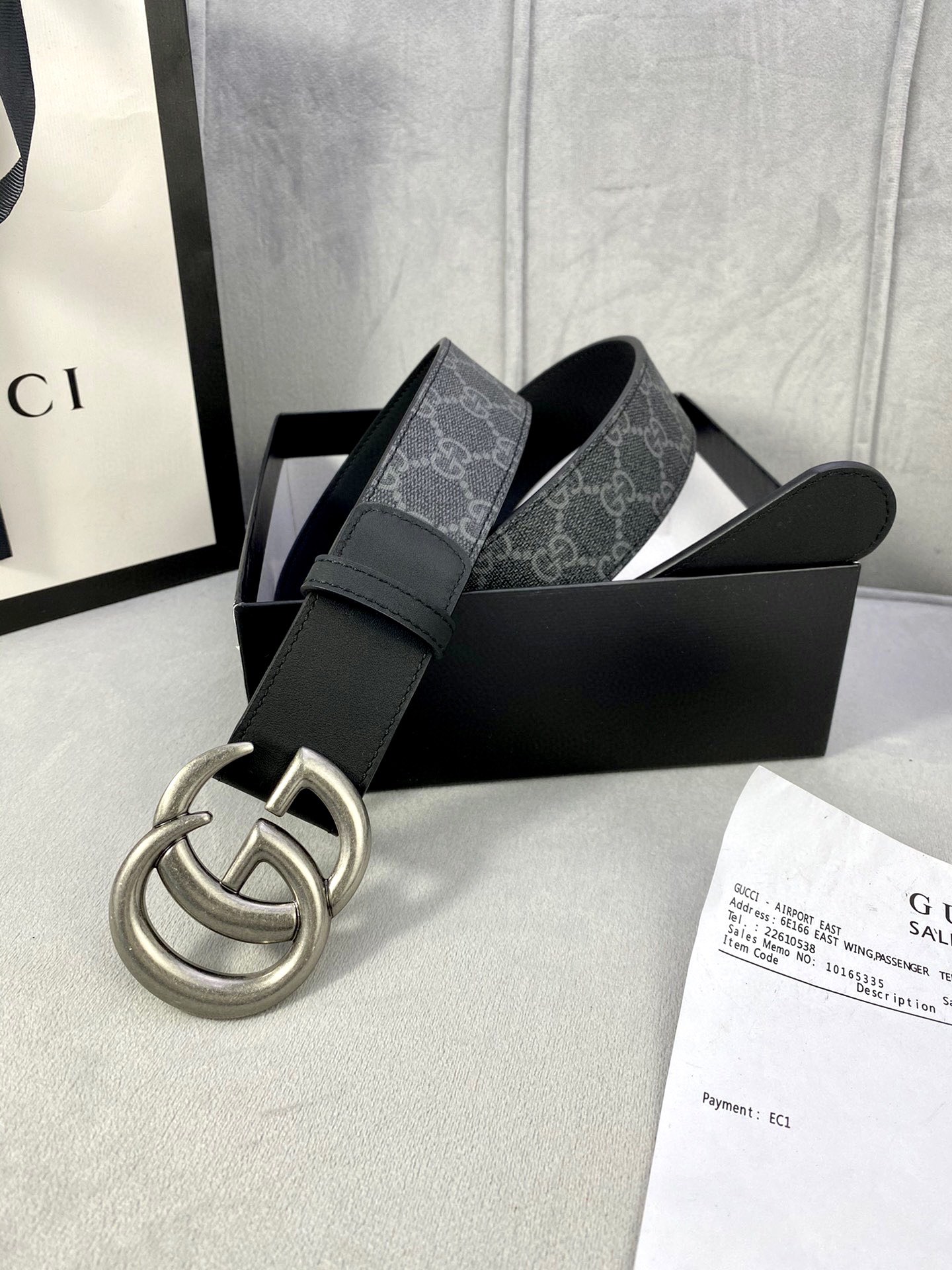 Gucci Basic Belt Black M