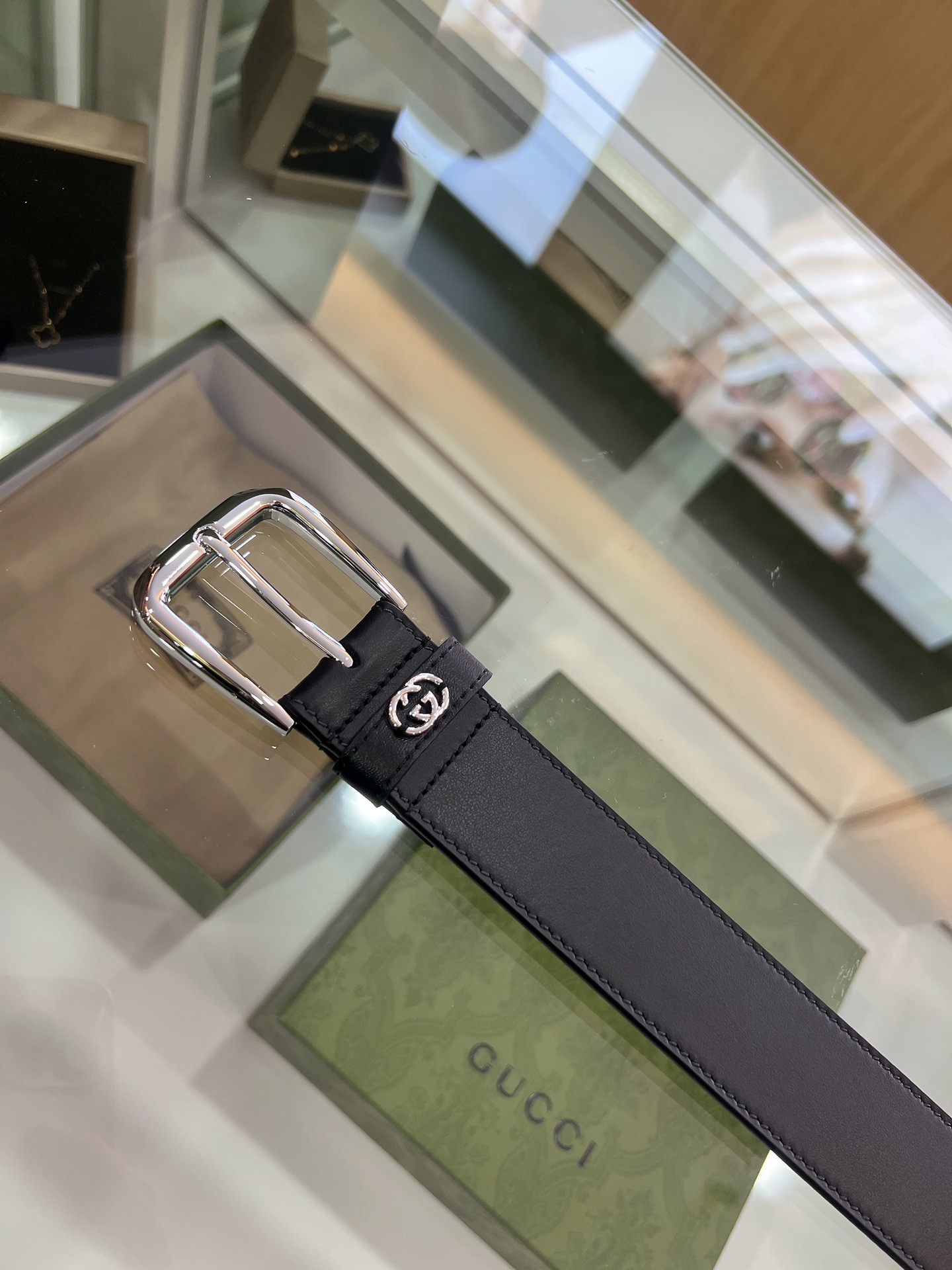 Gucci Basic Belt Top Grain Leather M