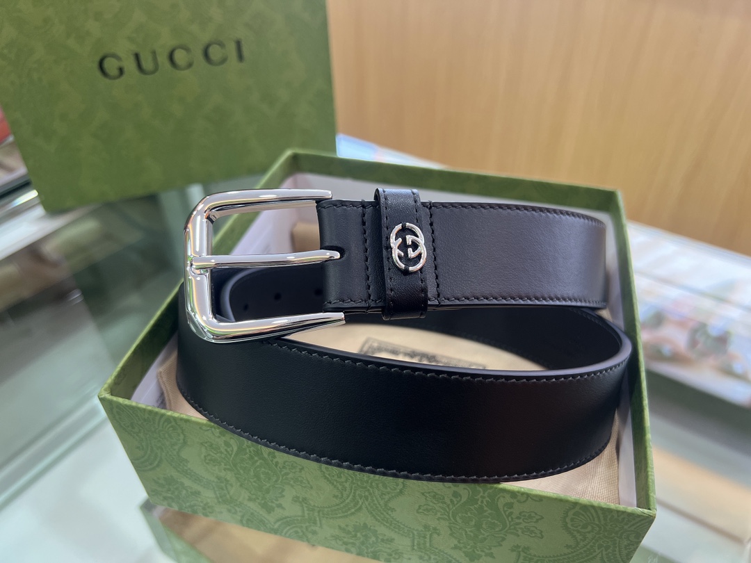 Gucci Basic Belt Top Grain Leather M