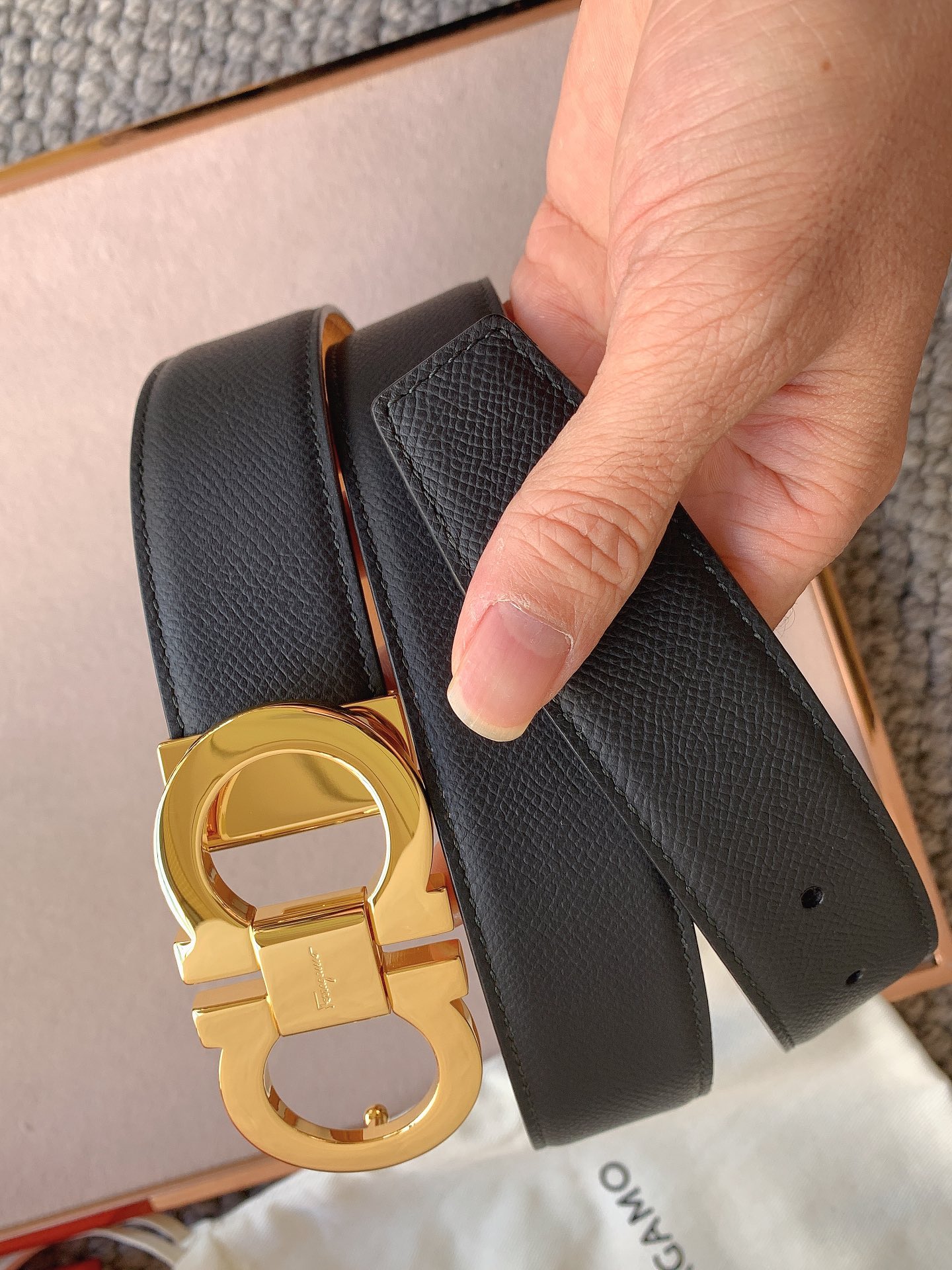 Salvatore Ferragamo Leather Belt