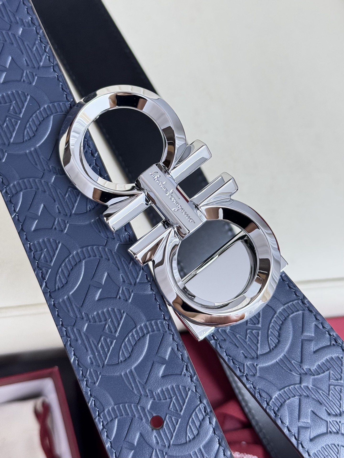 Salvatore Ferragamo Basic Belt Top Grain Leather