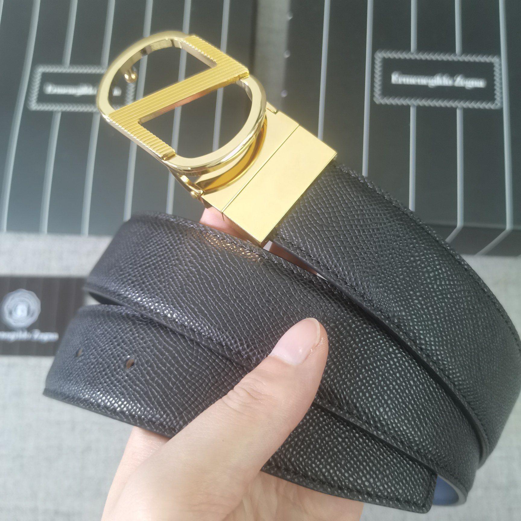 Dior Male Basic Belt Cow Leather 35mm-m-l