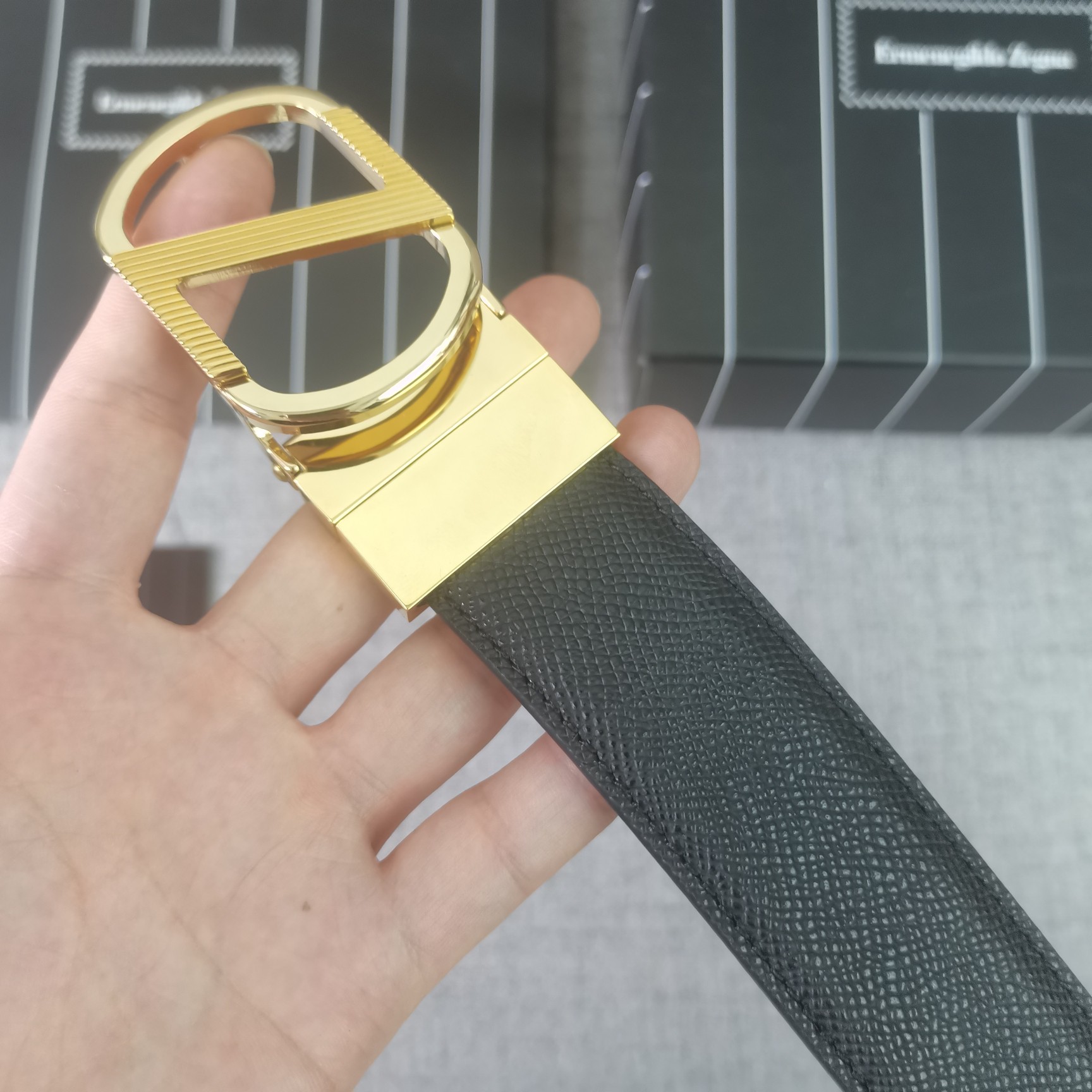 Dior Male Basic Belt Cow Leather 35mm-m-l