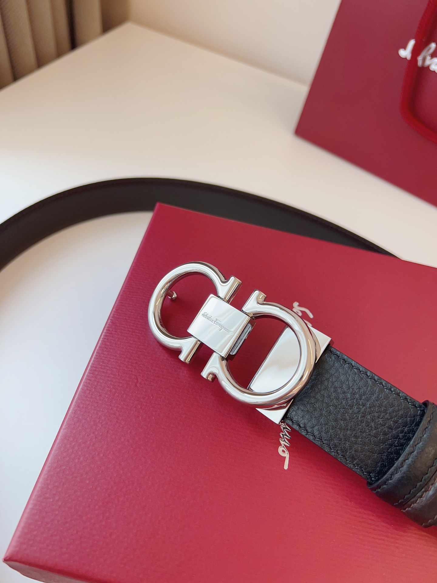 Salvatore Ferragamo Basic Belt Cow Leather M