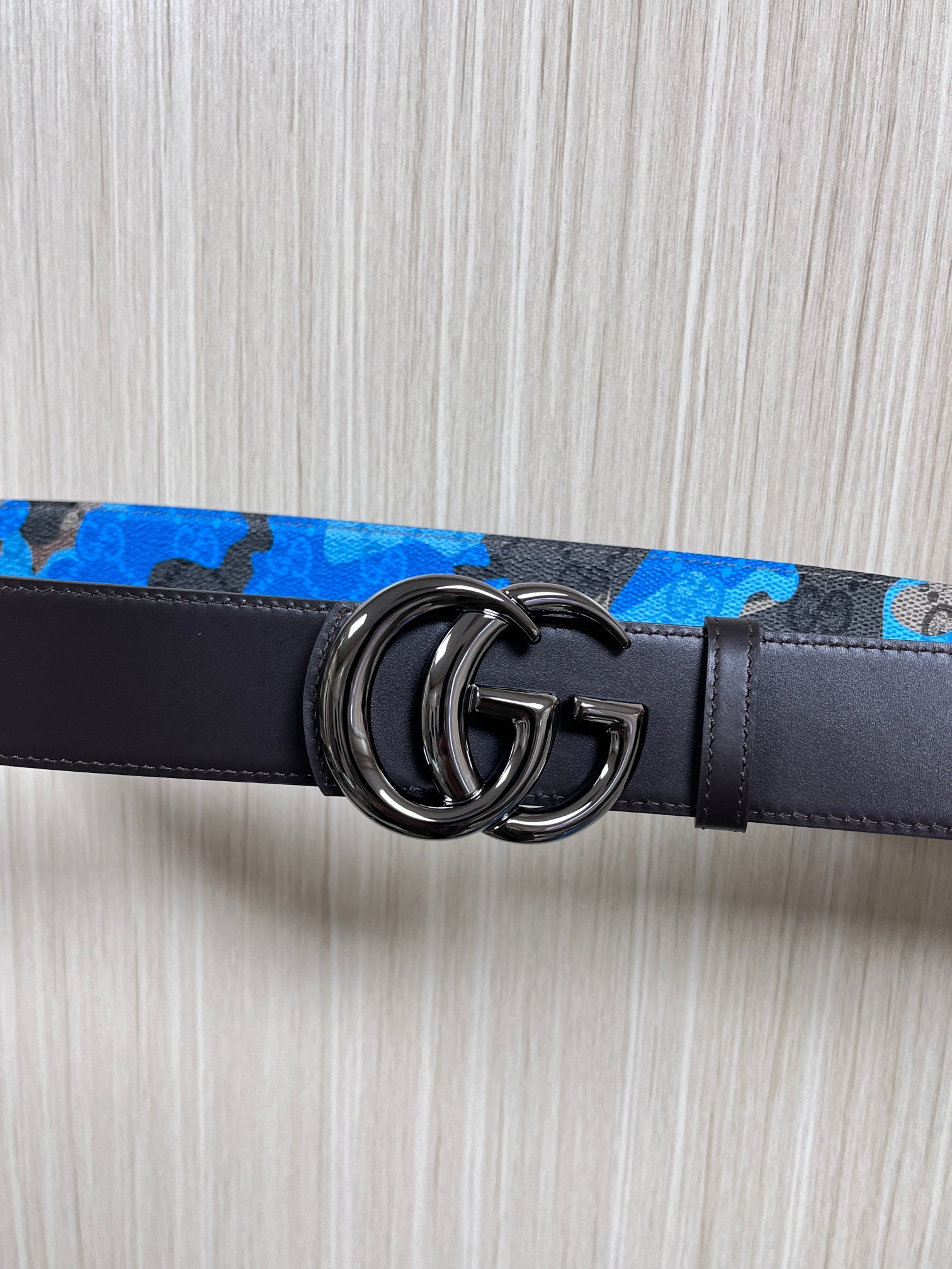 Gucci Basic Belt Blue M